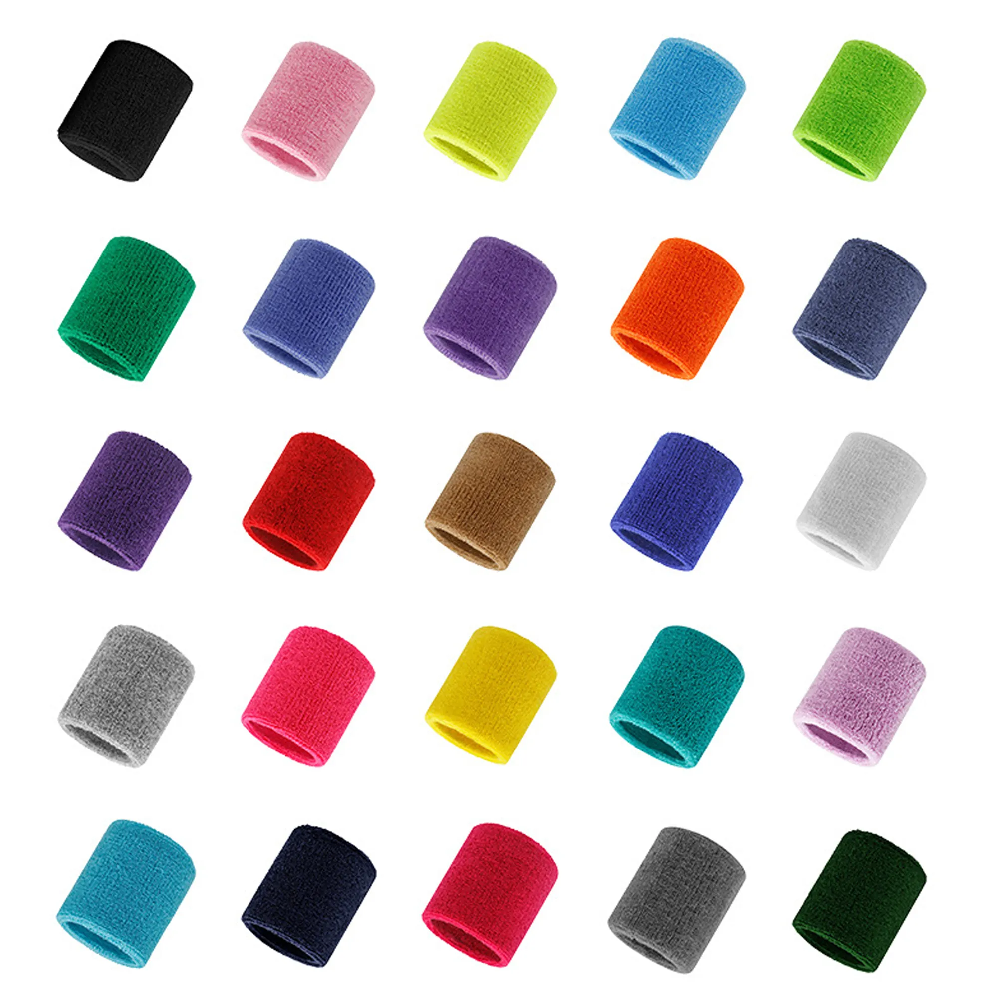 Multicolor Sweat Absorbent Wristband Towel 1