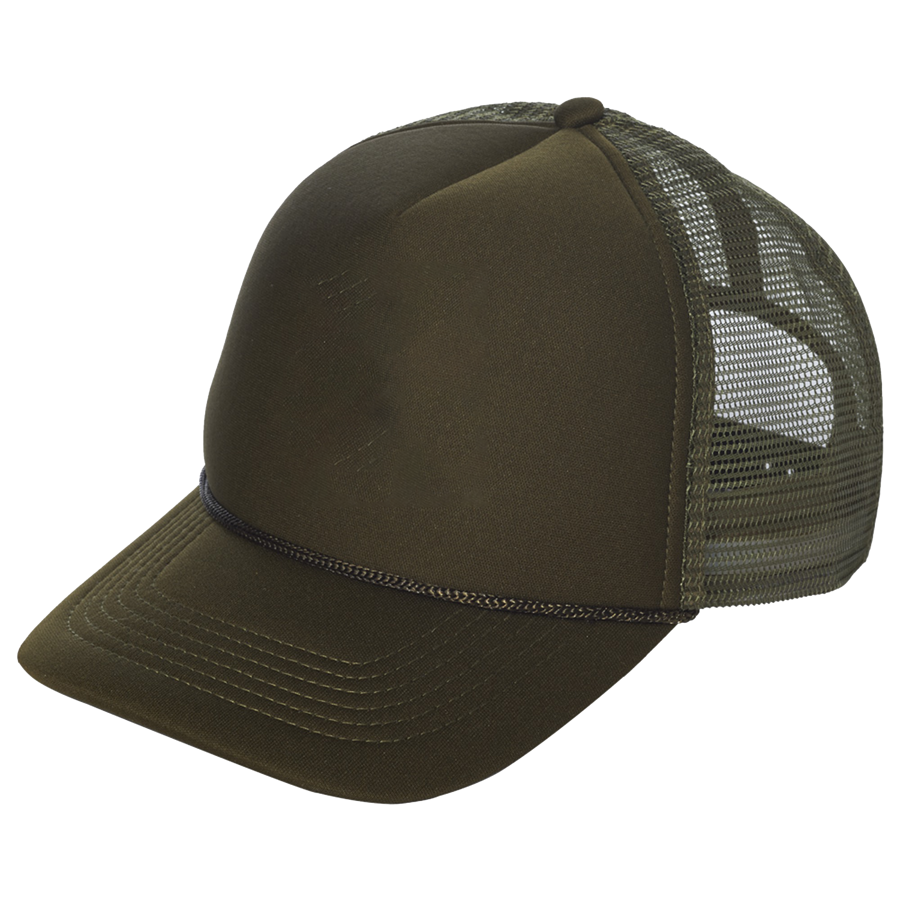 Rope-Accent 5-Panel Adjustable Trucker Cap 2