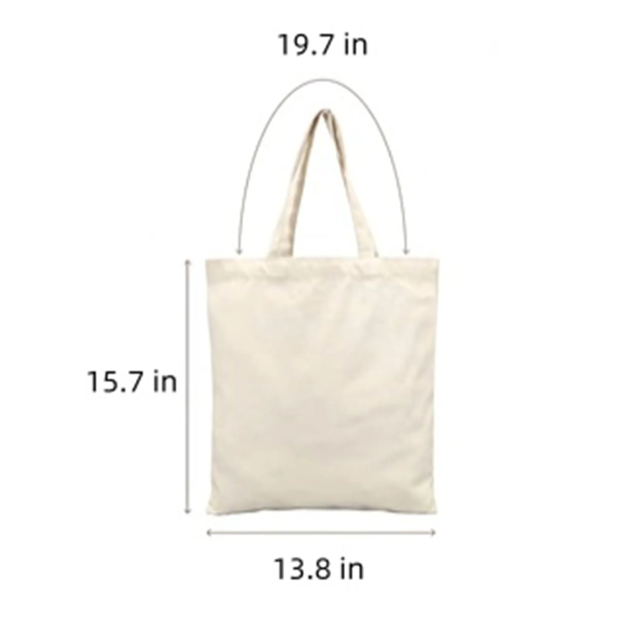 Reusable Canvas Grocery  Tote Bags, custom tote bag with logo imprint 3