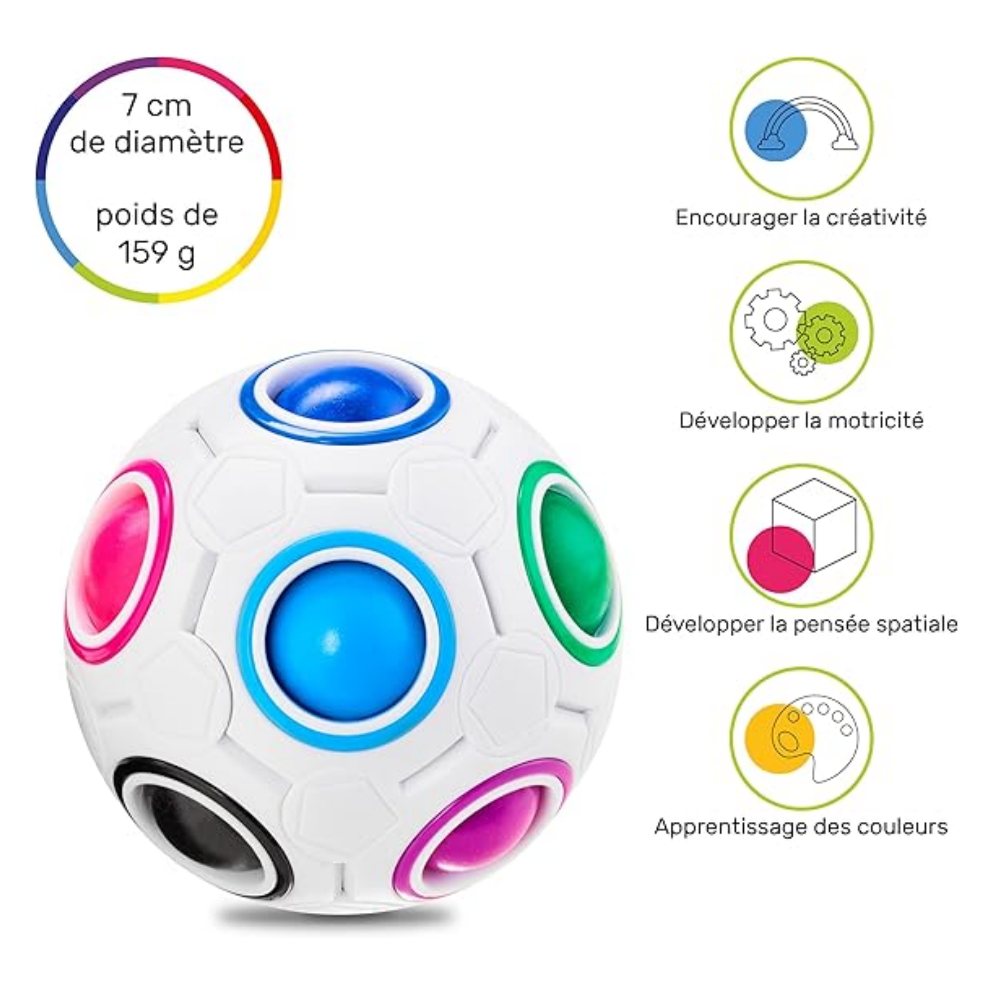 Original Rainbow Puzzle Ball 5