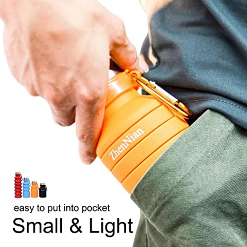 Silicone Folding Camping Cup Foldable Water Bottle 10