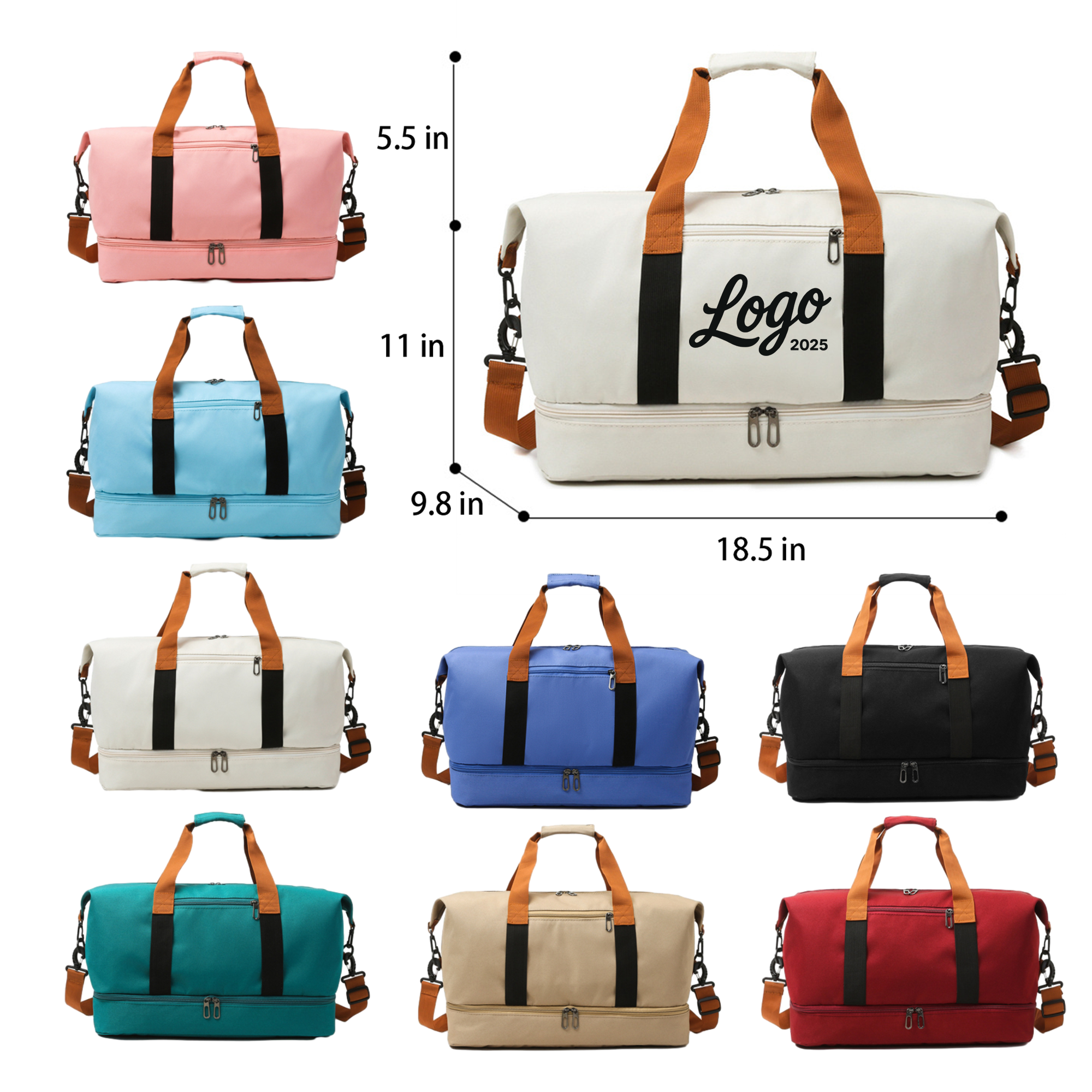 Multi-Functional Oxford Cloth Duffel Bag 2