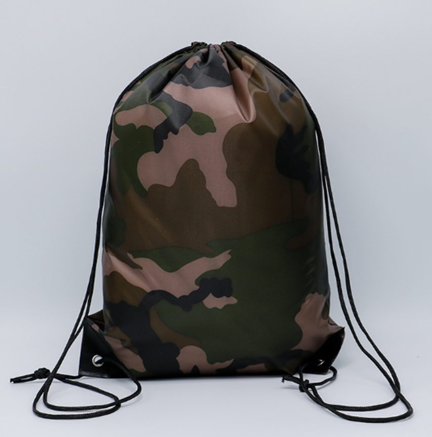 Camo Drawstring Backpack 2