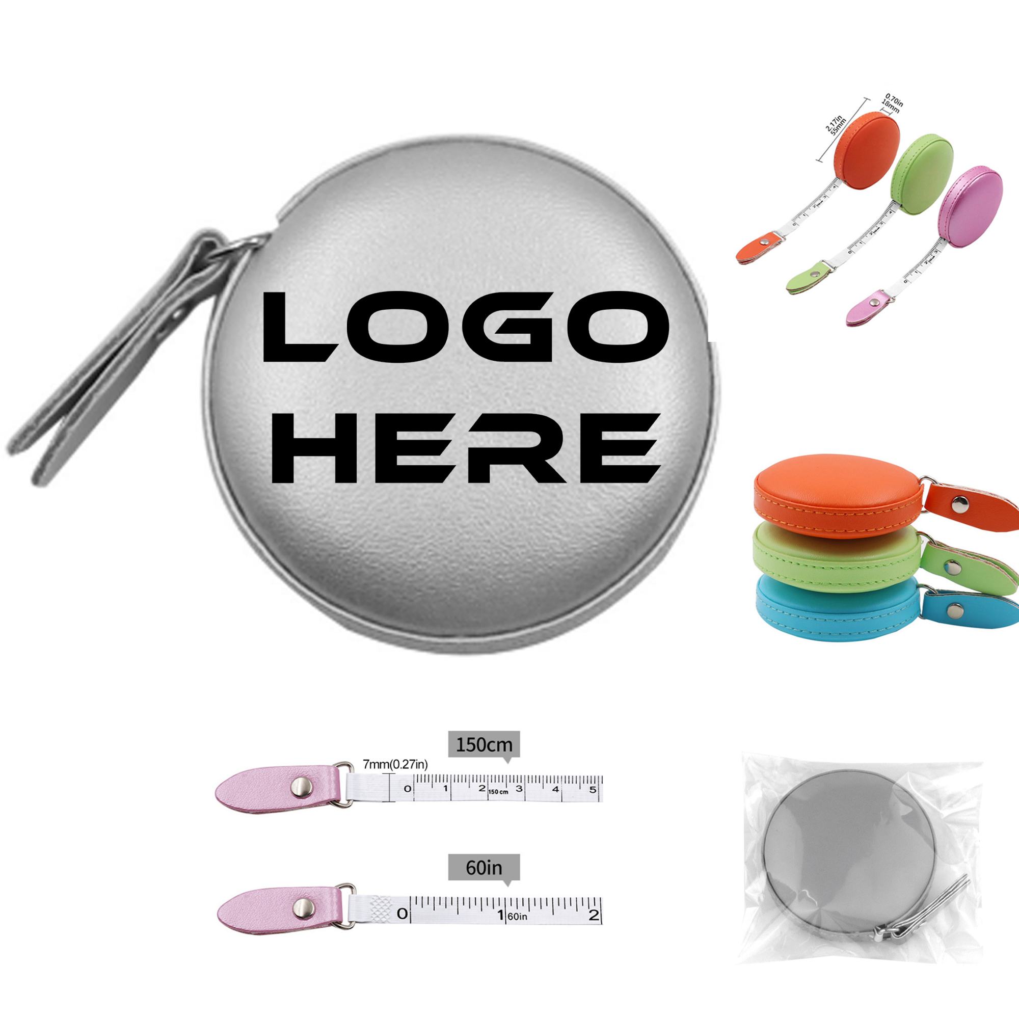 Round Leather Measuring Tape 1
