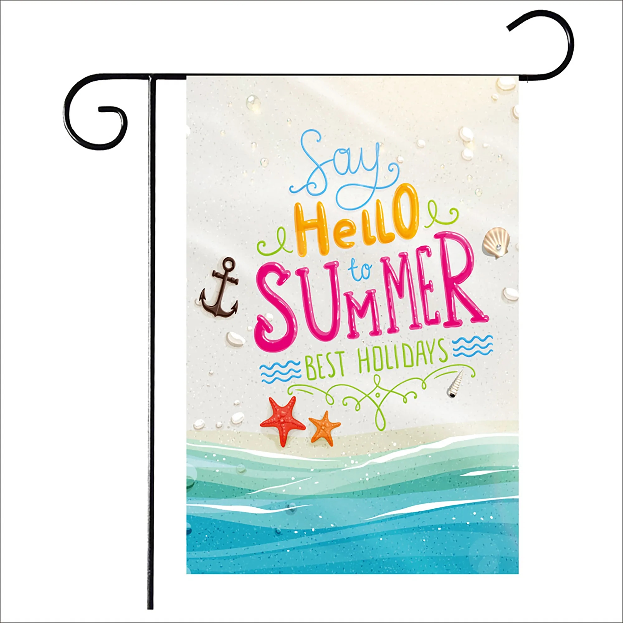 12" x 18" Full Color Double Sided Park Flag MOQ 2PCS 12