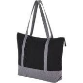 Repose 10oz Recycled Cotton Zippered Tote 14