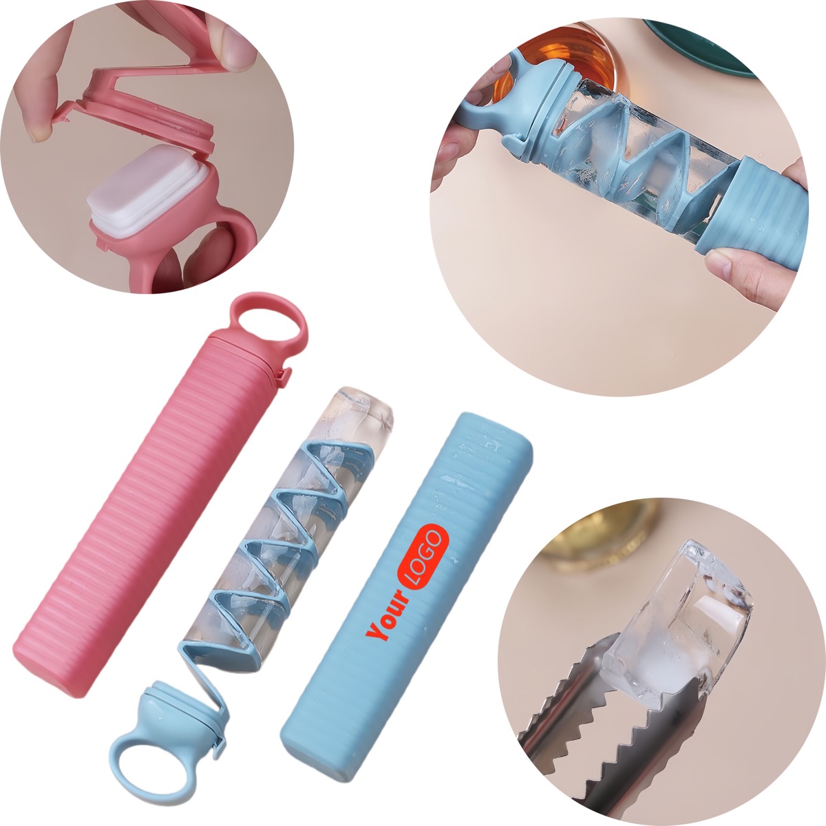 Convenient Plastic PP Ice Cube Mold 1