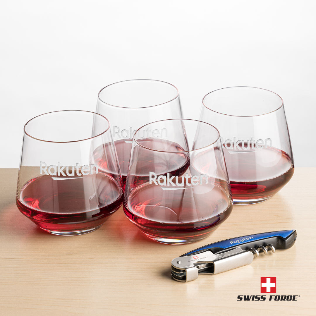 Swiss Force® Opener & Tucson Stemless Wine 18