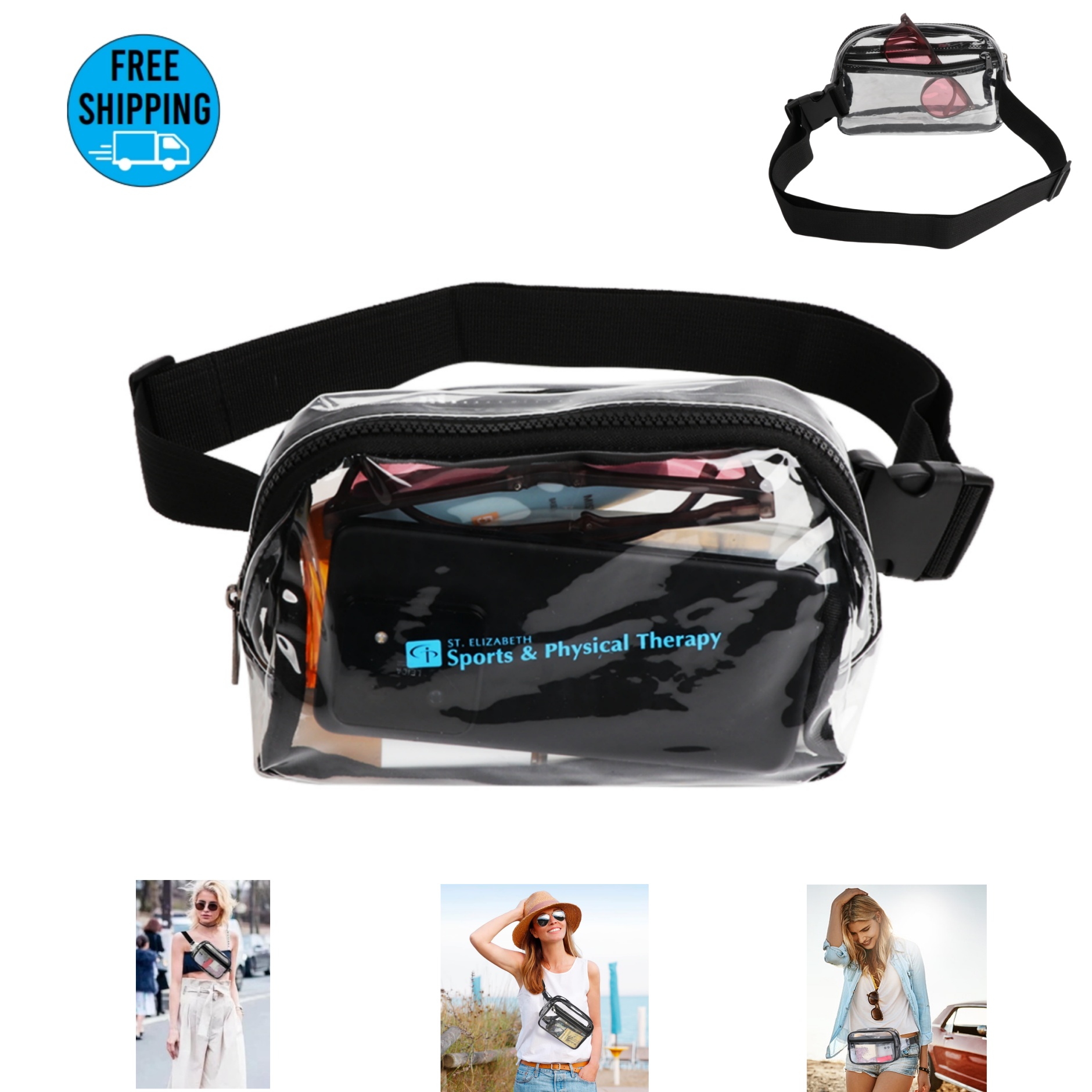 Clear Everywhere Belt Bag 4