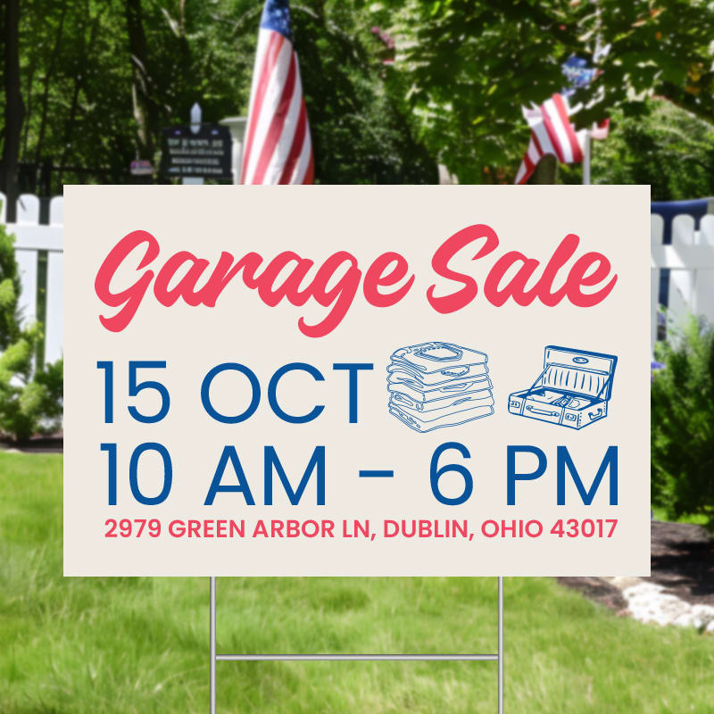 Custom 24" X 36" Yard Signs 16