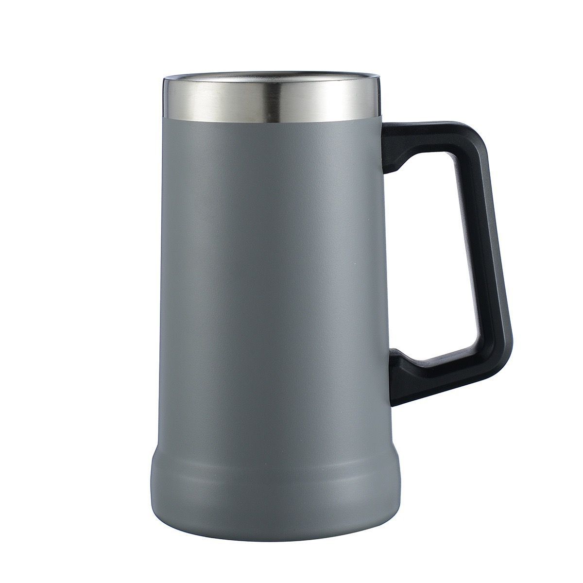 24 Oz Stainless Steel Beer Mug w/ Handle 13