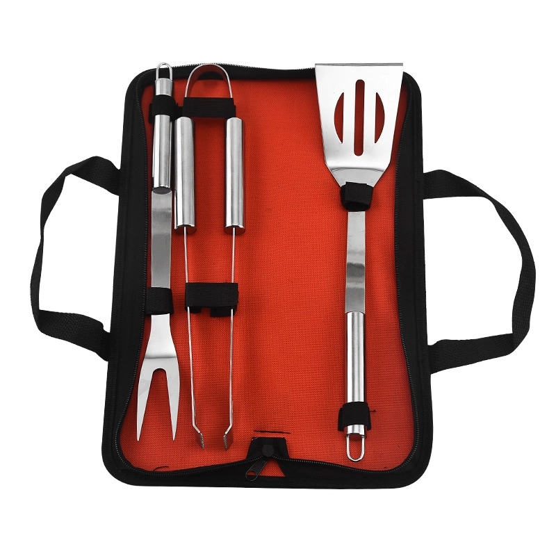 Camping Barbecue Grill Tools Set 3Pcs 7