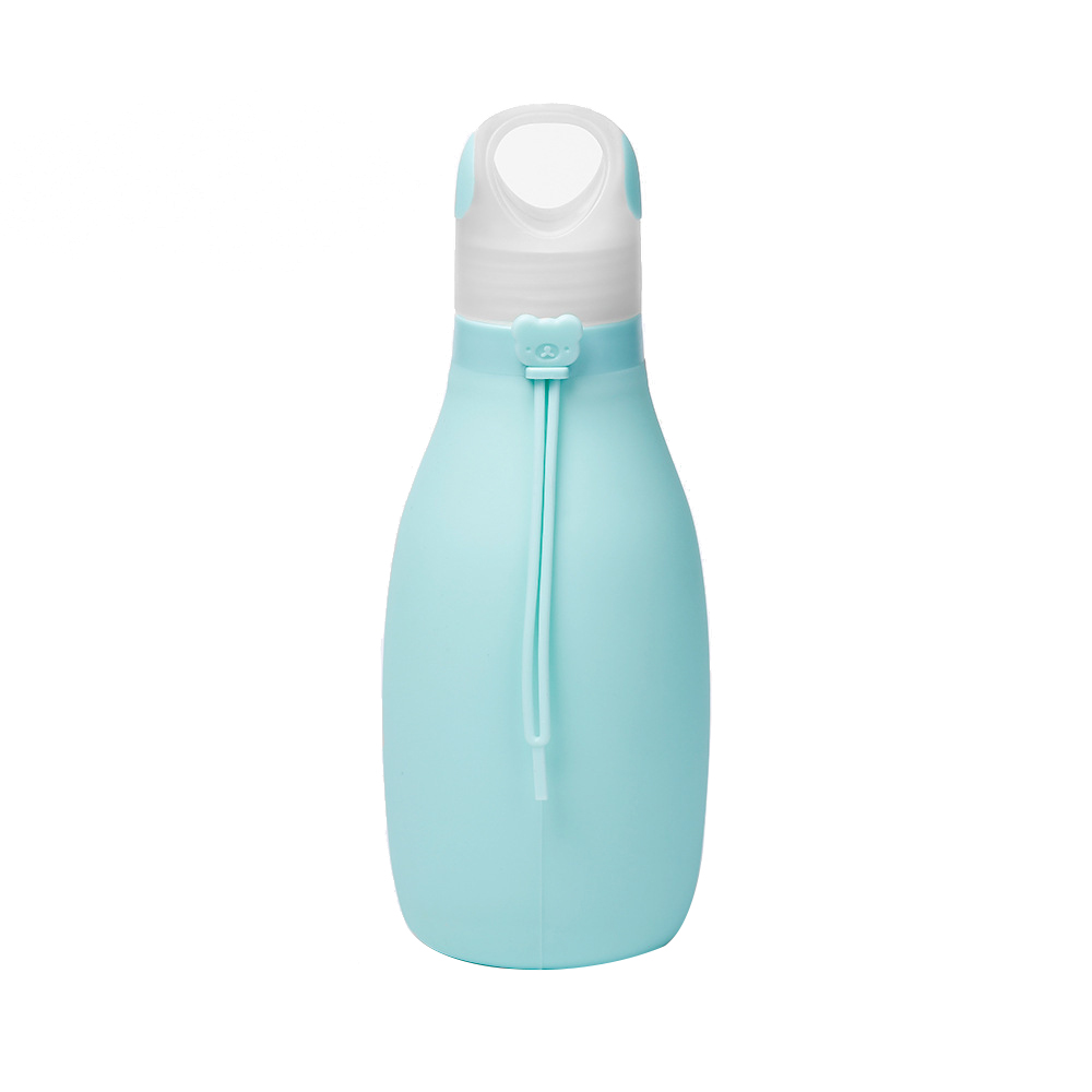 500ml Outdoor Collapsible Water Bottle, custom plastic water bottle with logo imprint 8