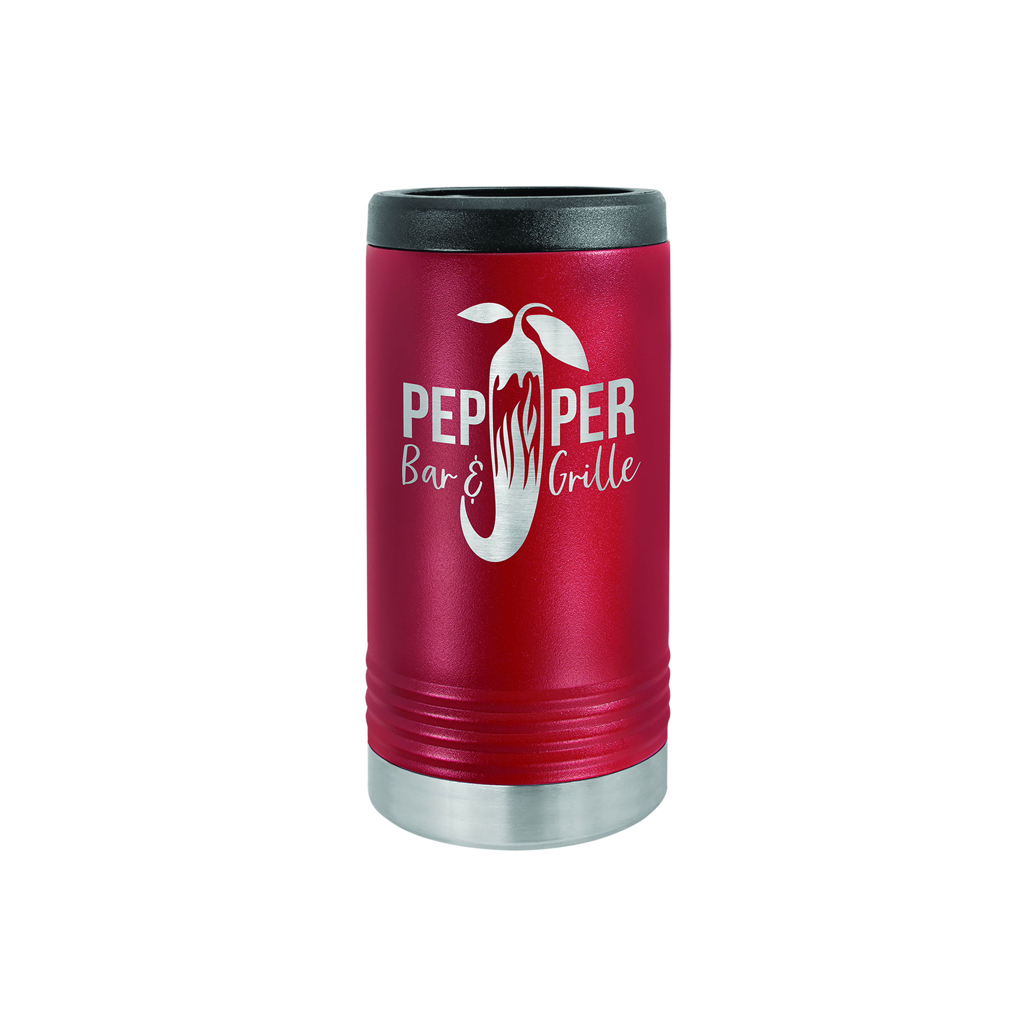 12 Oz. Polar Camel Stainless Steel Slim Can Cooler 46