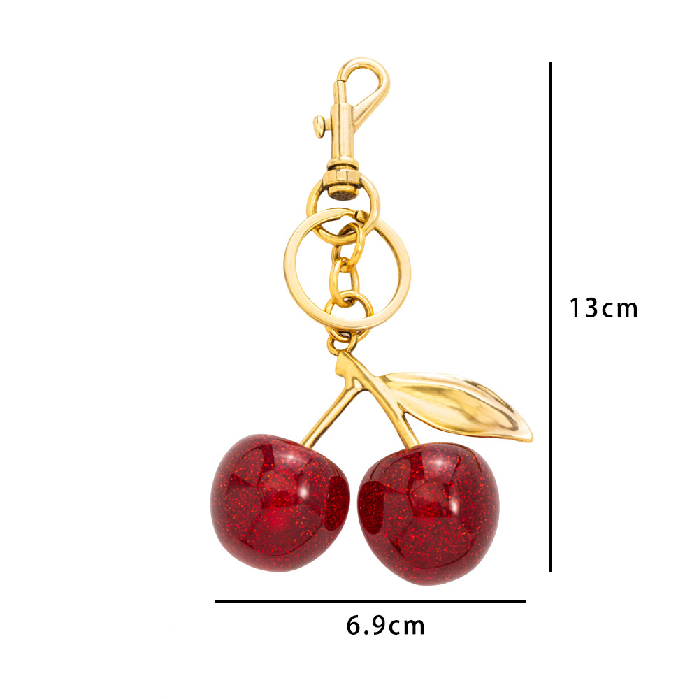 Keychain Cherry Bag Charms 5