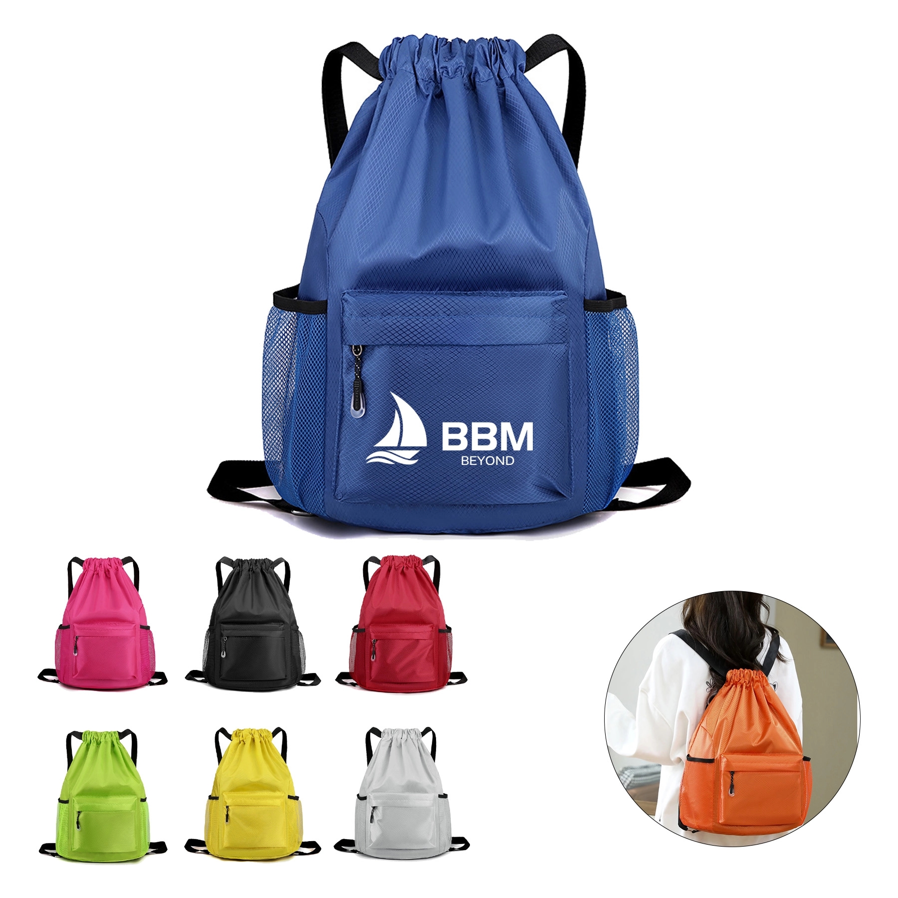 Gym Drawstring Backpack 1