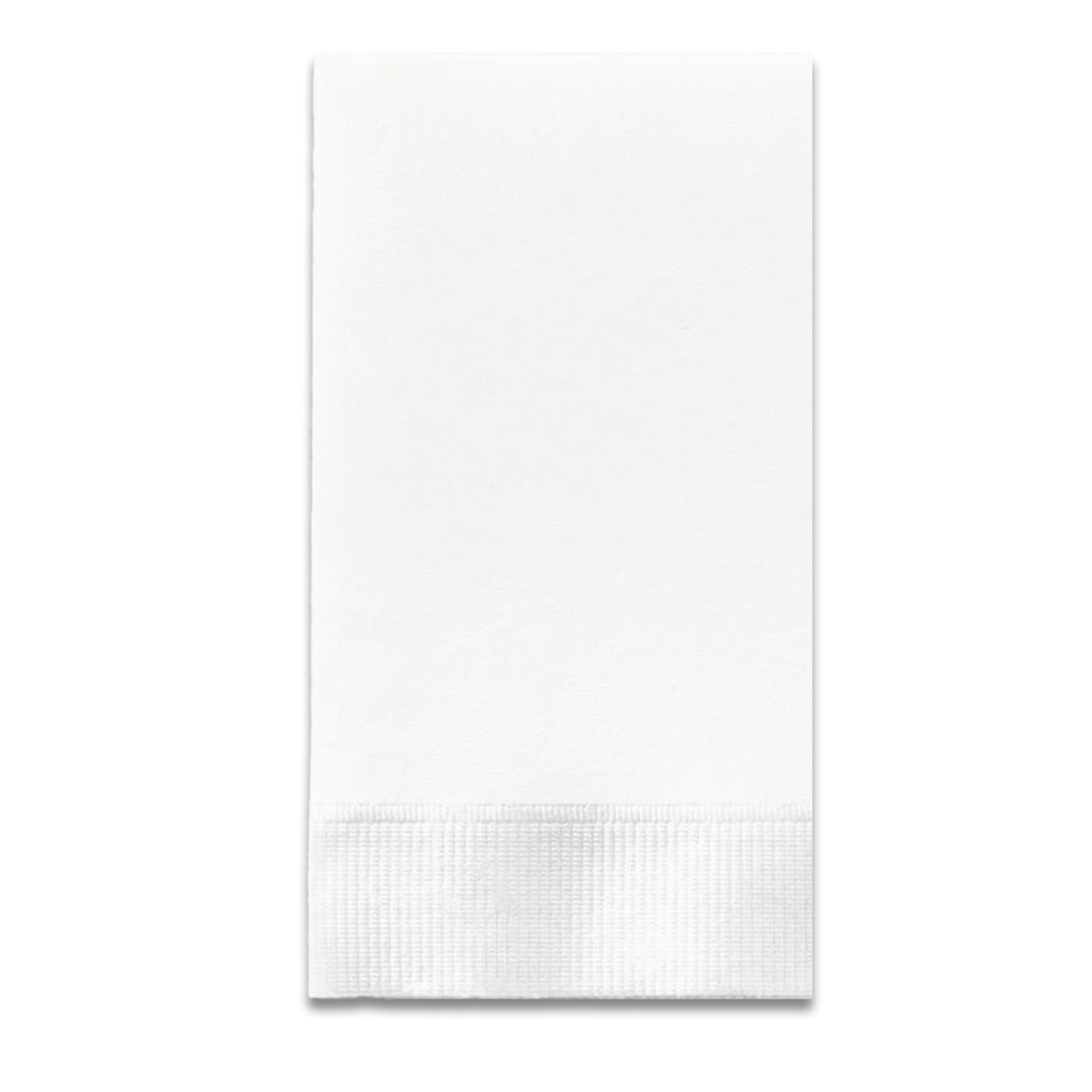 Foil Stamped 3-Ply White Dinner Napkin - 1/8 Fold, FSC Certified 3