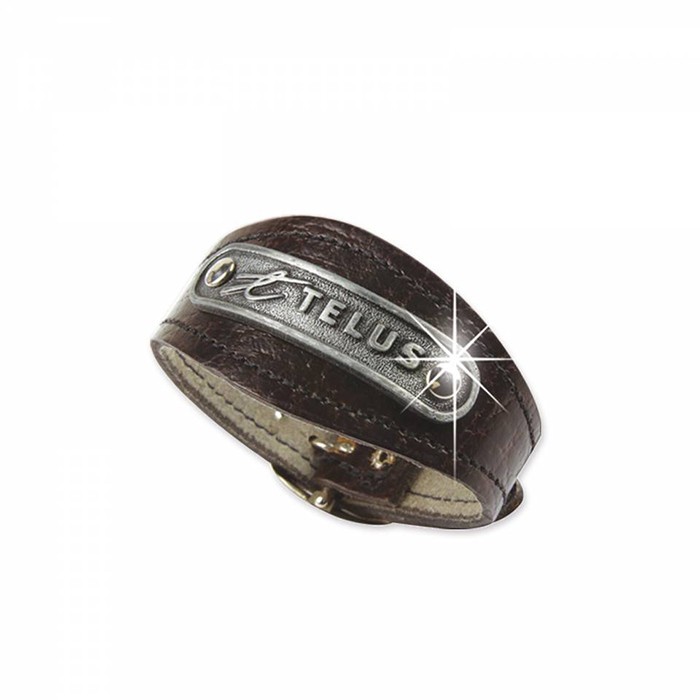 Synthetic Leather Bracelet with Buckle Closure