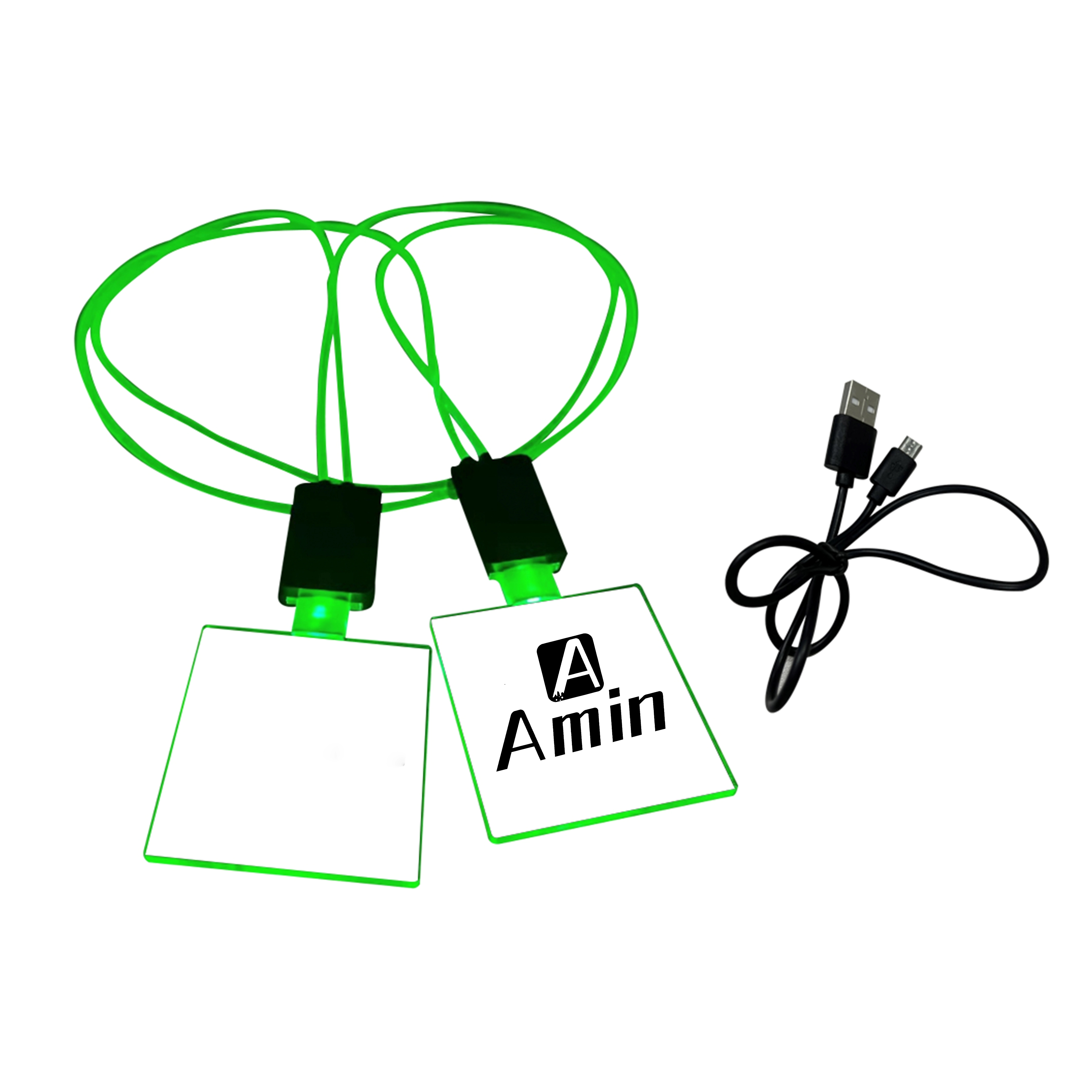 Chargeable Led Badge 2