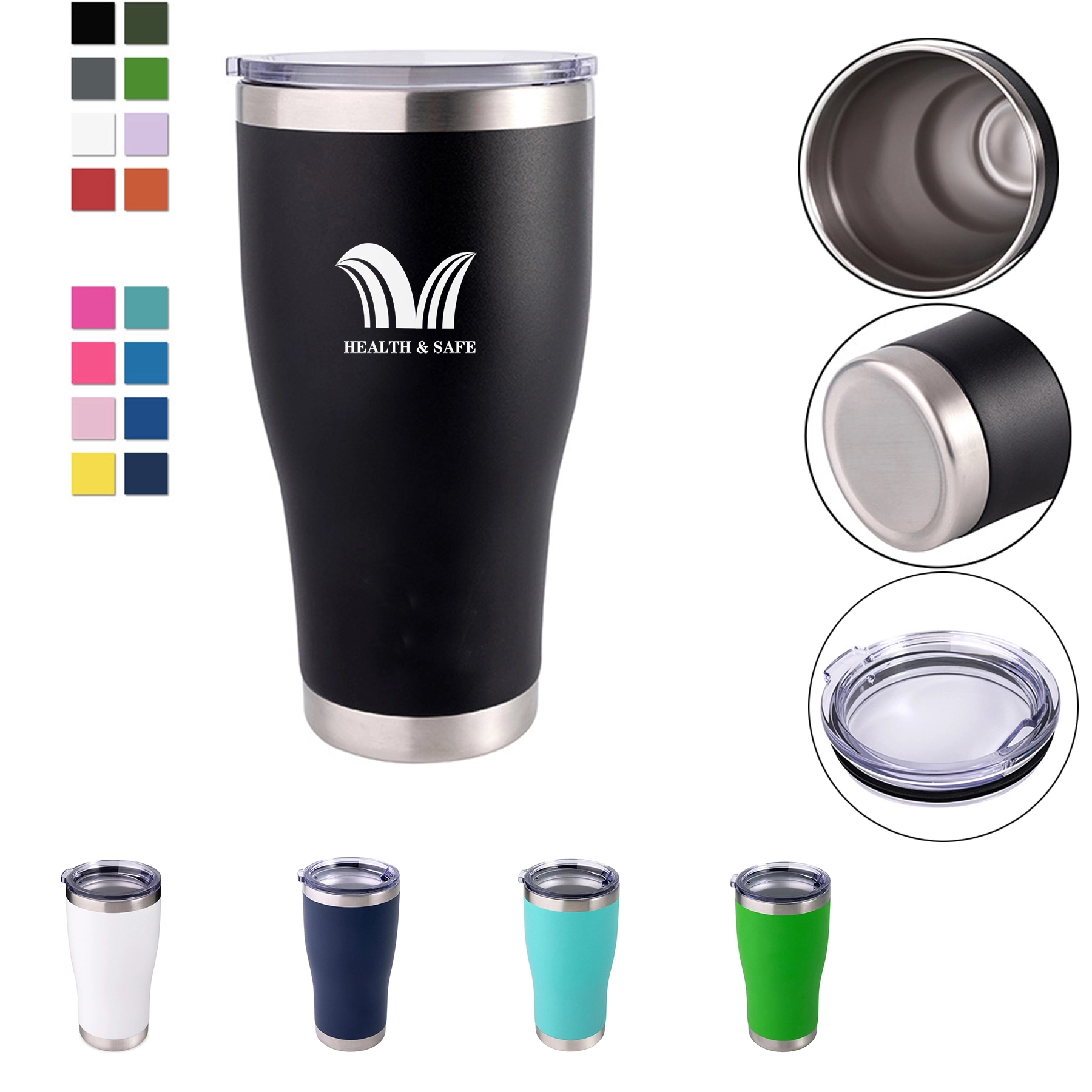 Vehicle Stainless Steel Vacuum Insulated Travel Mug 1