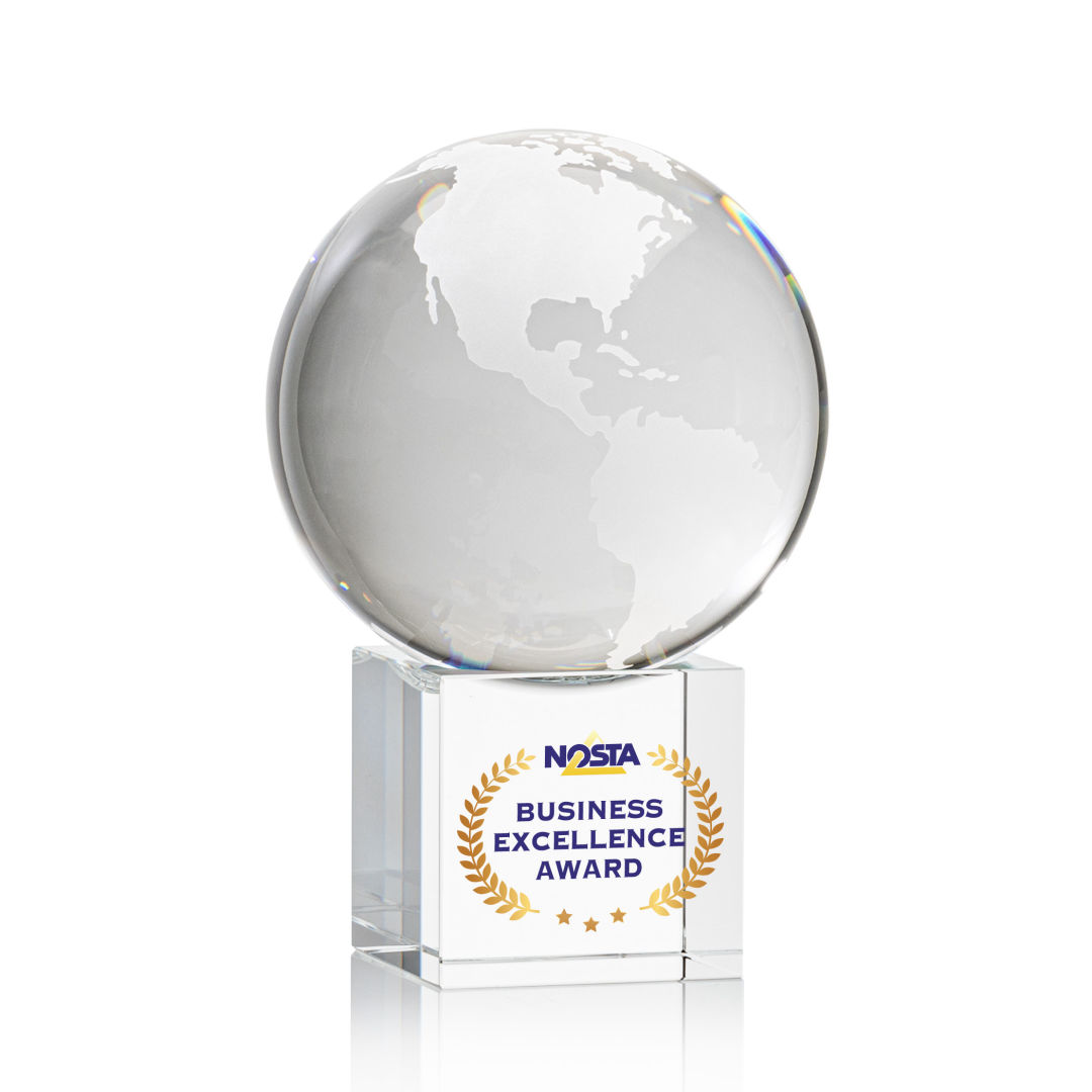 Globe on Cube VividPrint™ Award 12