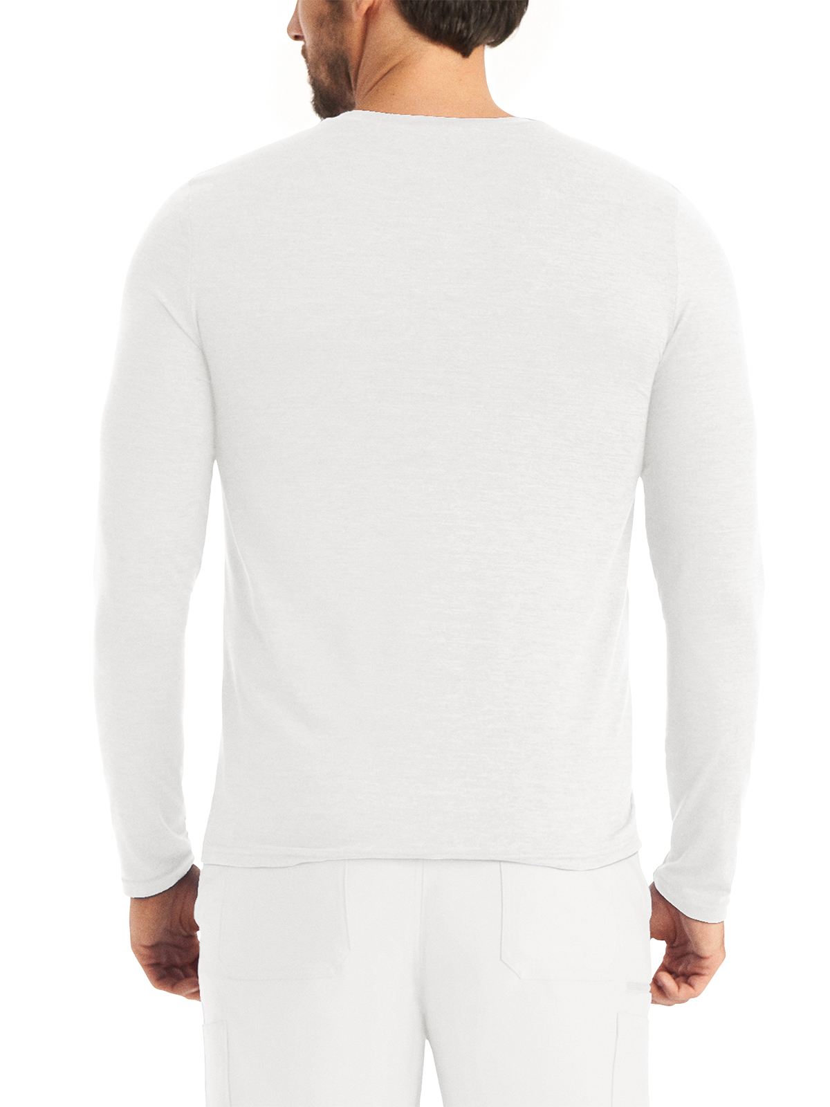 Landau - Forward - Men's Long-Sleeve Crew Neck Underscrub Tee 3