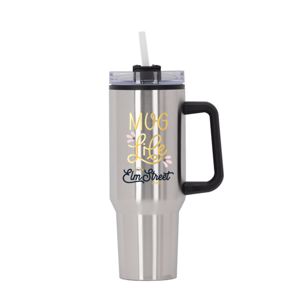 Behemoth 40 oz. Hugo Plastic Interior Stainless Steel Travel Mug 10