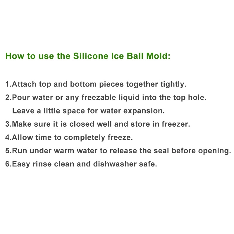 3" Silicone Ice Ball Mould 4