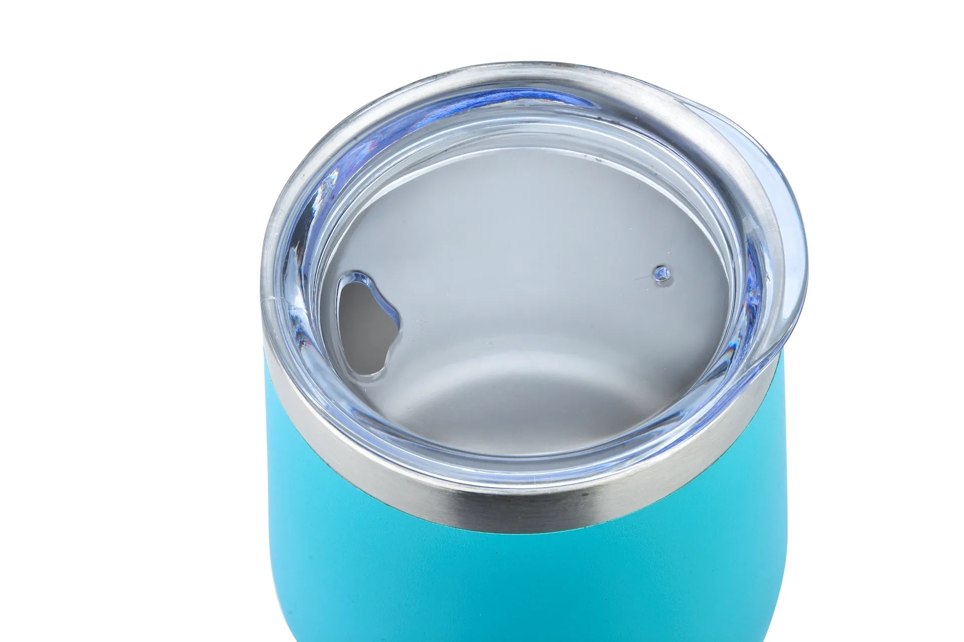 12oz Powder Coated Stainless Double Wall Vacuum Wine Cup 6