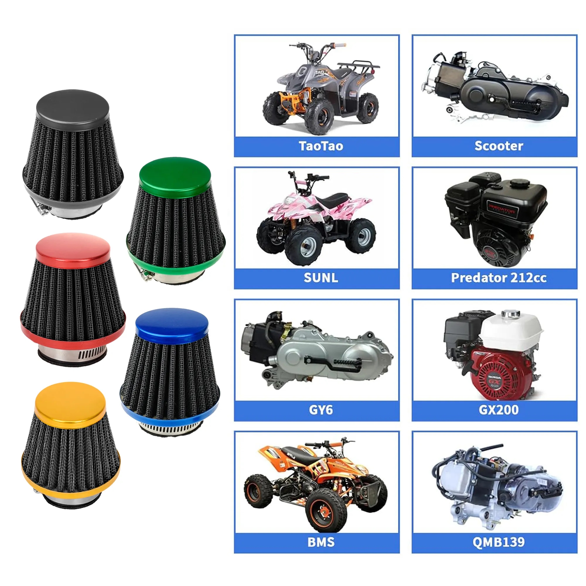 Motorcycle High Flow Air Filter 2