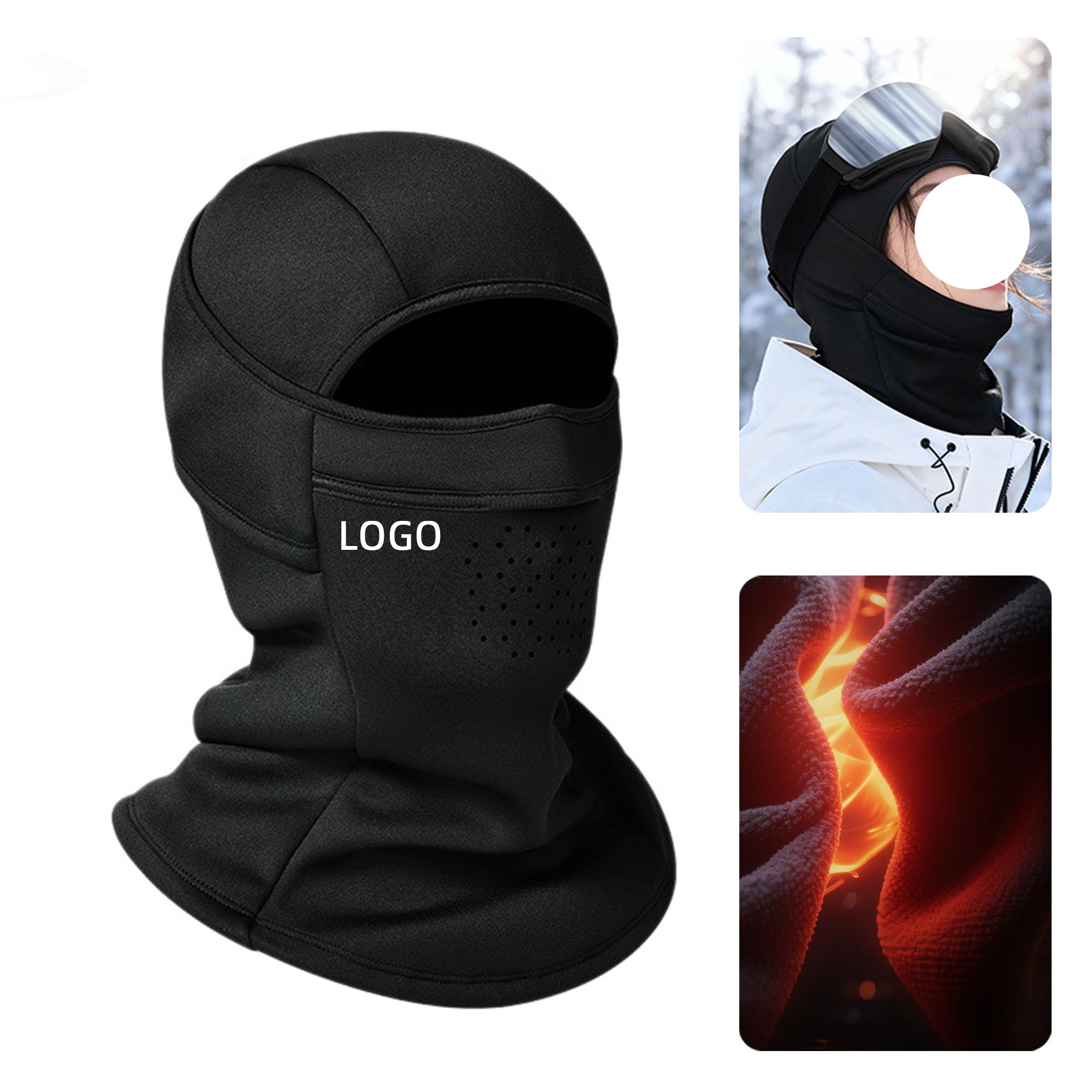 Winter Balaclava Ski Mask With Fleece Lining 2