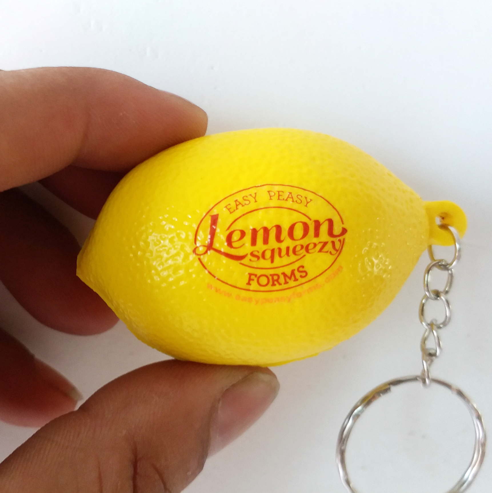 2 in 1 Lemon Keychain and Stress Reliever 5