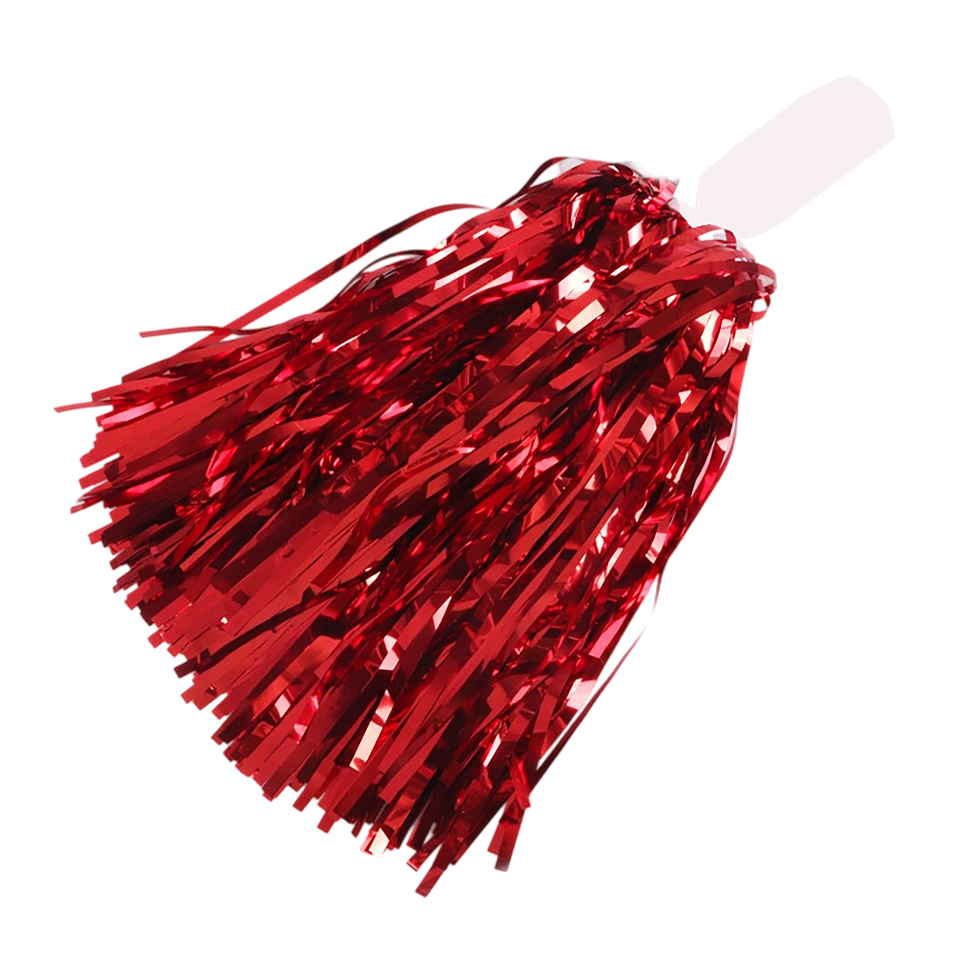 PET Material Cheerleader Pom With Plastic Handle 11.8" 5