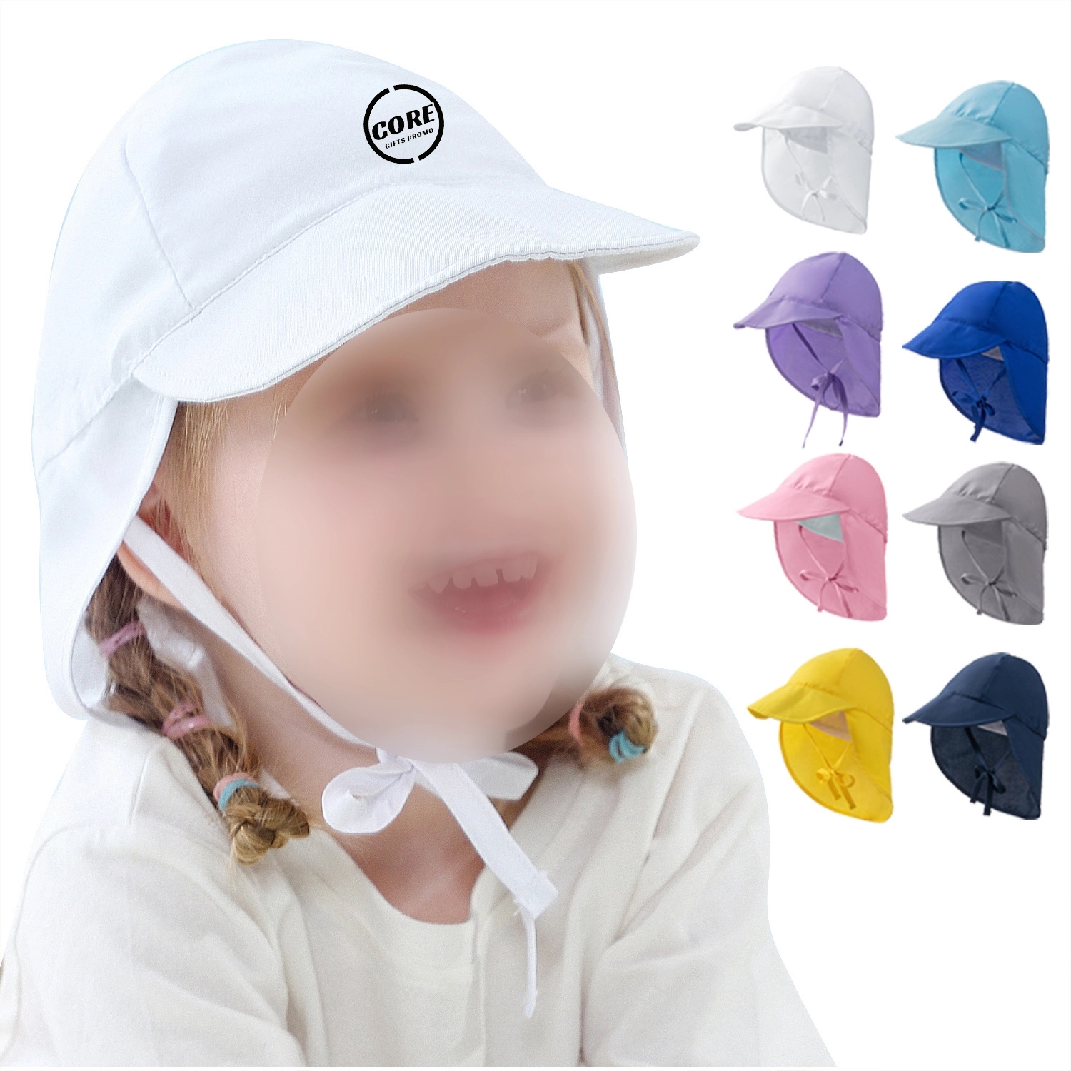 Adjustable Baby Hat Toddler Upf 51+ Sun Protection 1