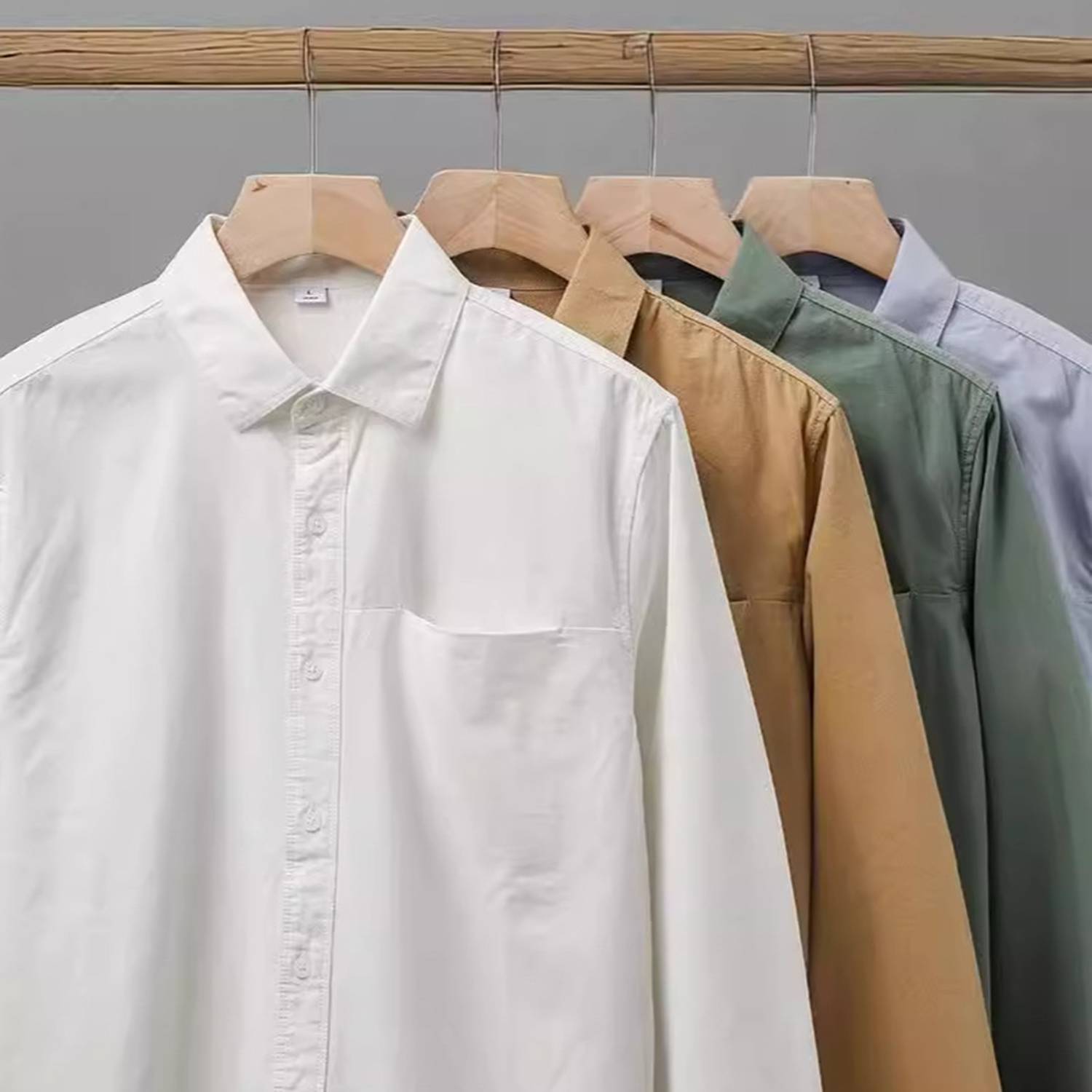 Cotton Casual Streetwear Long Sleeve Shirt 6