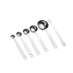 6 In 1 Stainless Steel Measuring Spoon With Leveler Engraved Measurement Marks 3