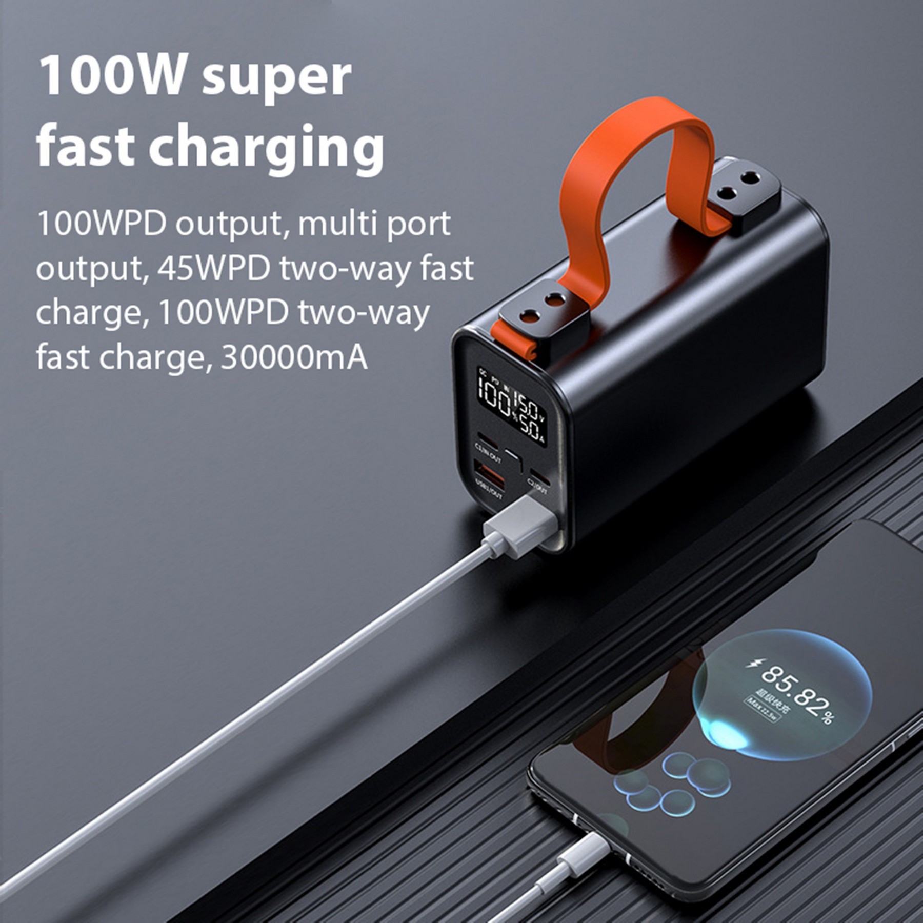 30000Mah 100W Fast Charging Power Bank 2
