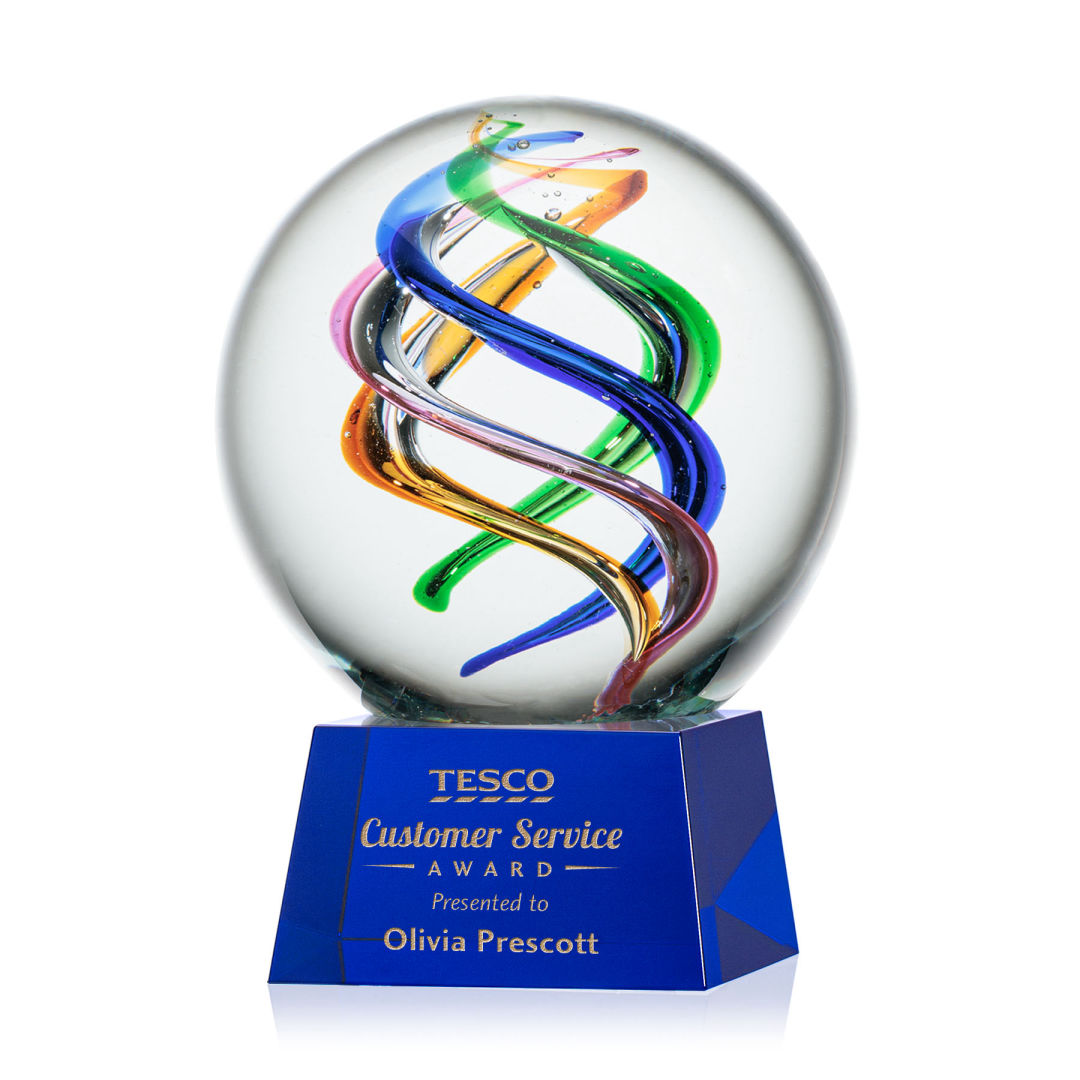 Galileo Award on Robson Base - Blue 7