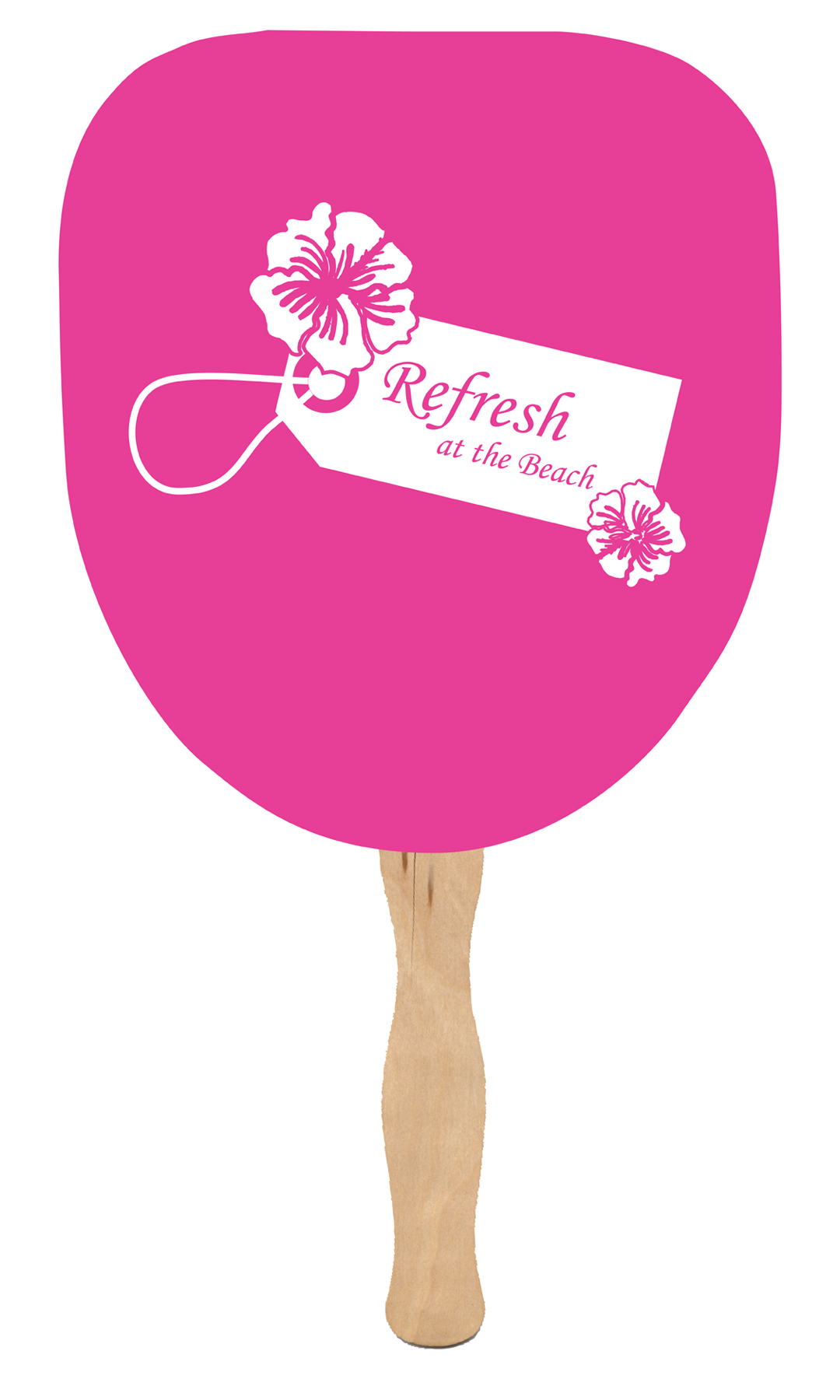 Single Side Palm Leaf Shaped Fan