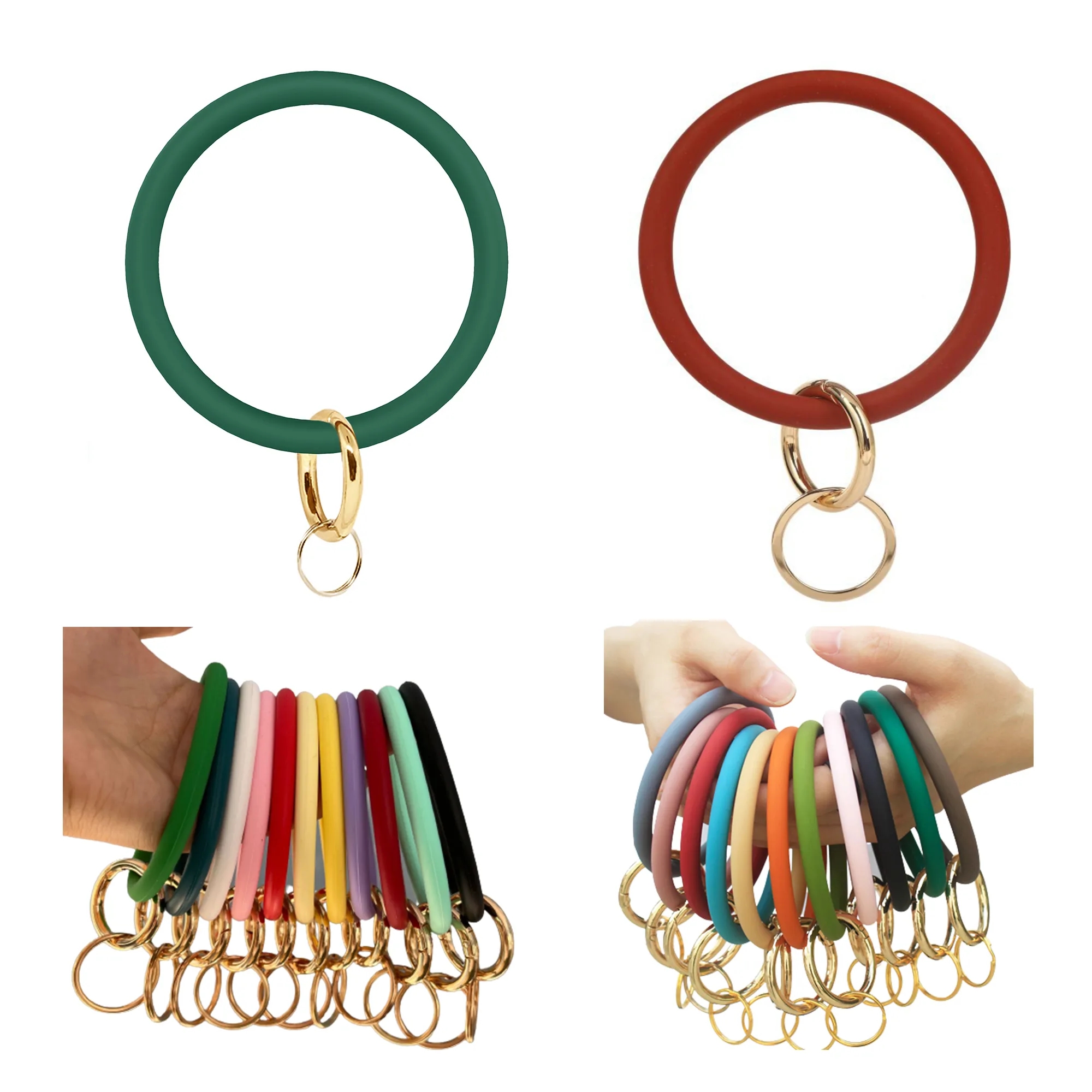 Silicone Bangle Keyrings 1