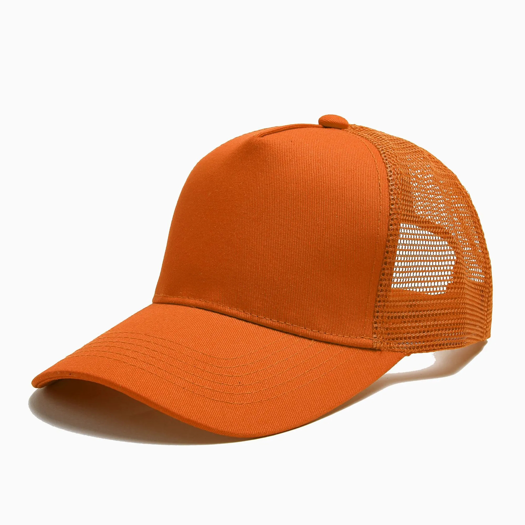 5 Panel Mesh Back Cotton Baseball Cap 4