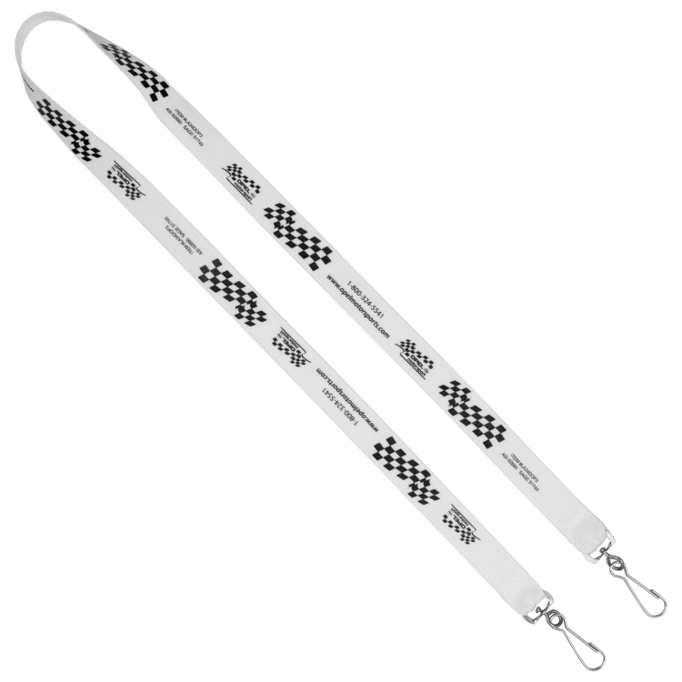 "CULVER" 3/4" Width Dual Attachment Silkscreen Polyester Lanyard 13