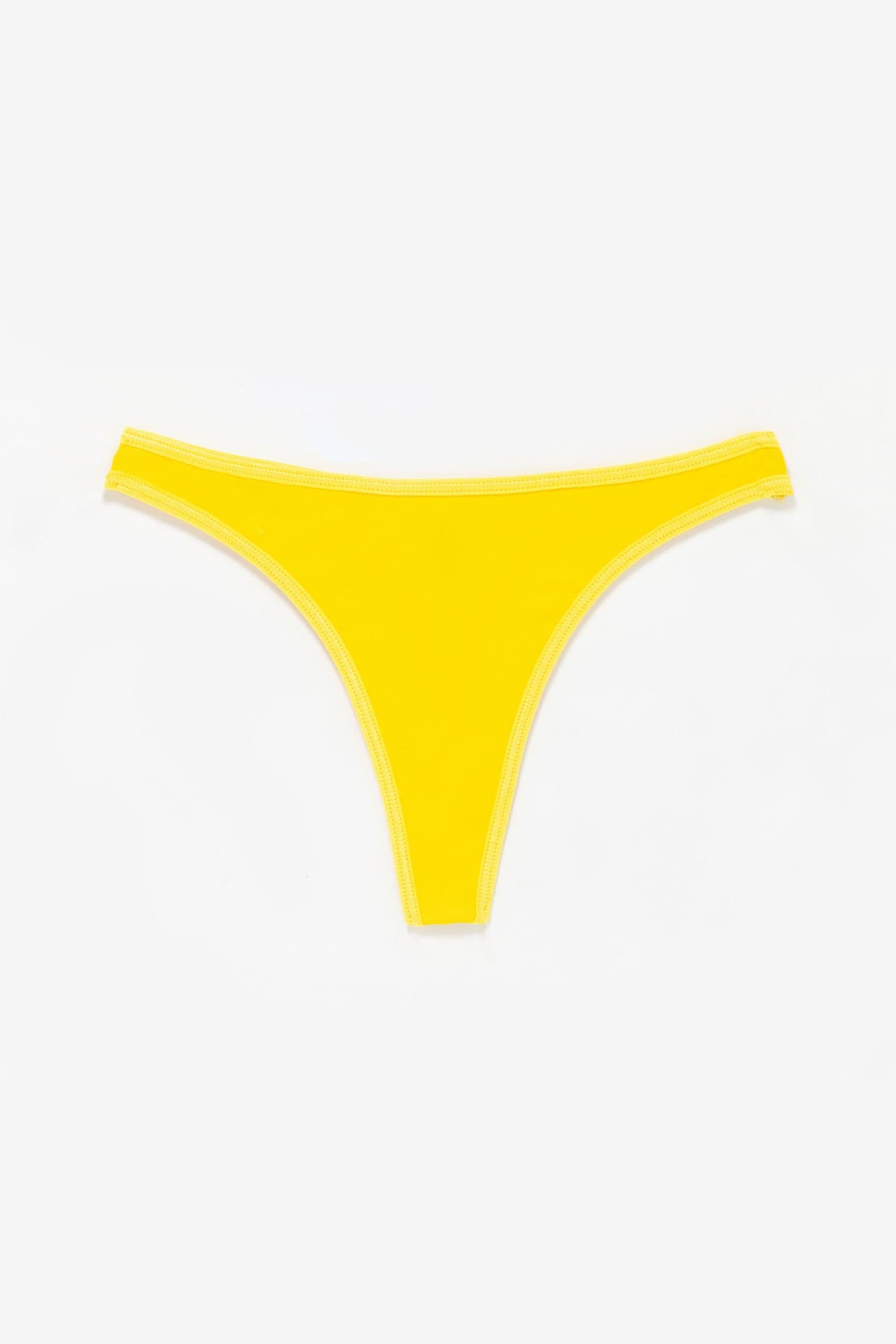 COTTON SPANDEX THONG PANTY 19
