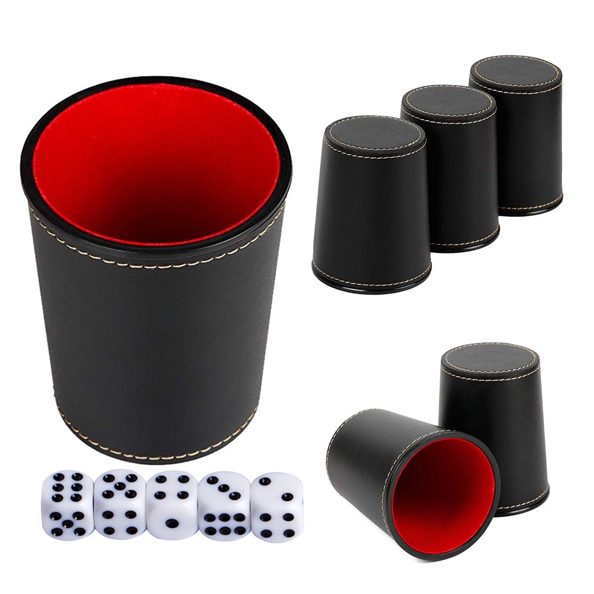 Professional Leather Dice Cups 2