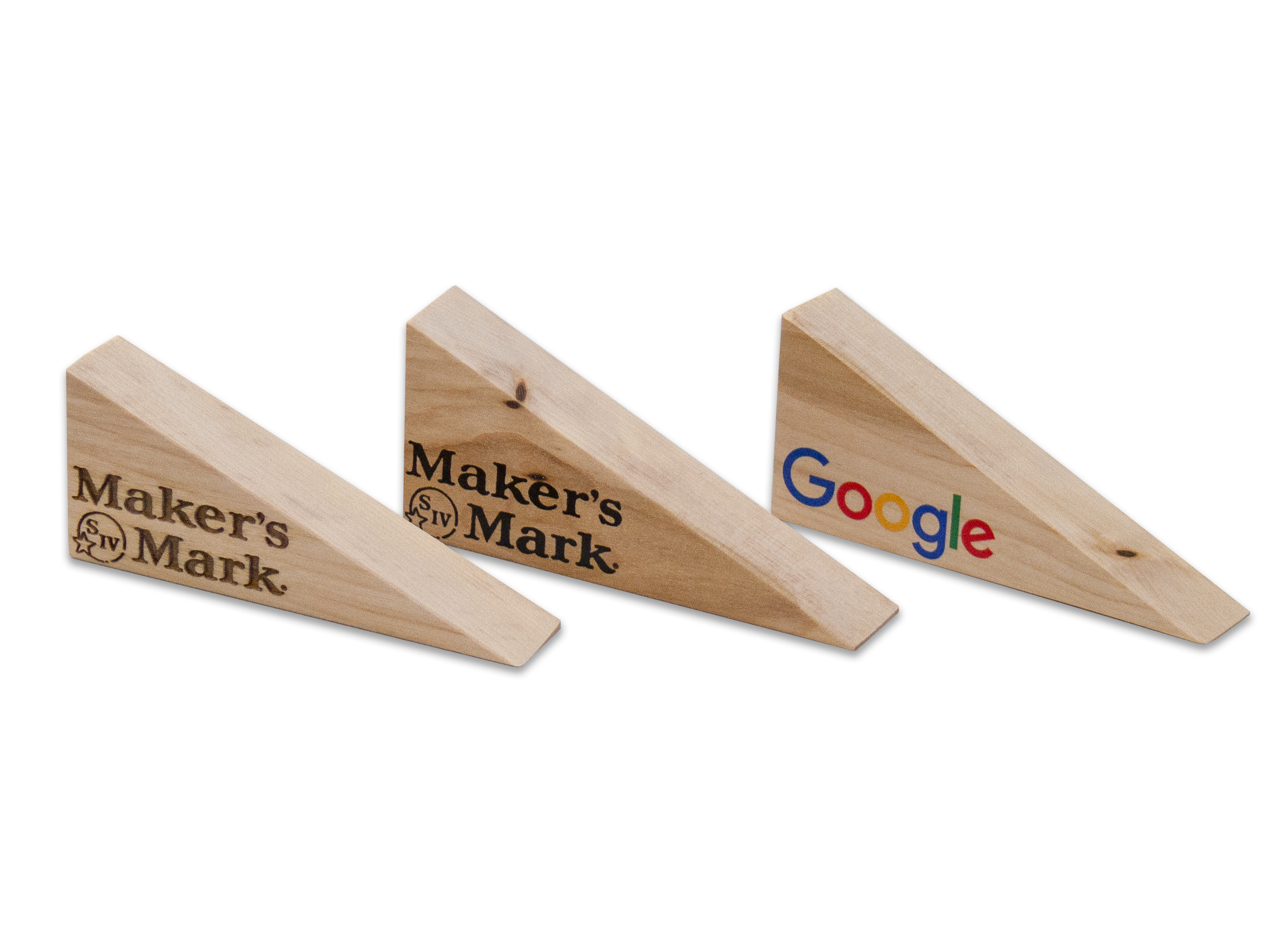 Wood Door Stop Imprint Included