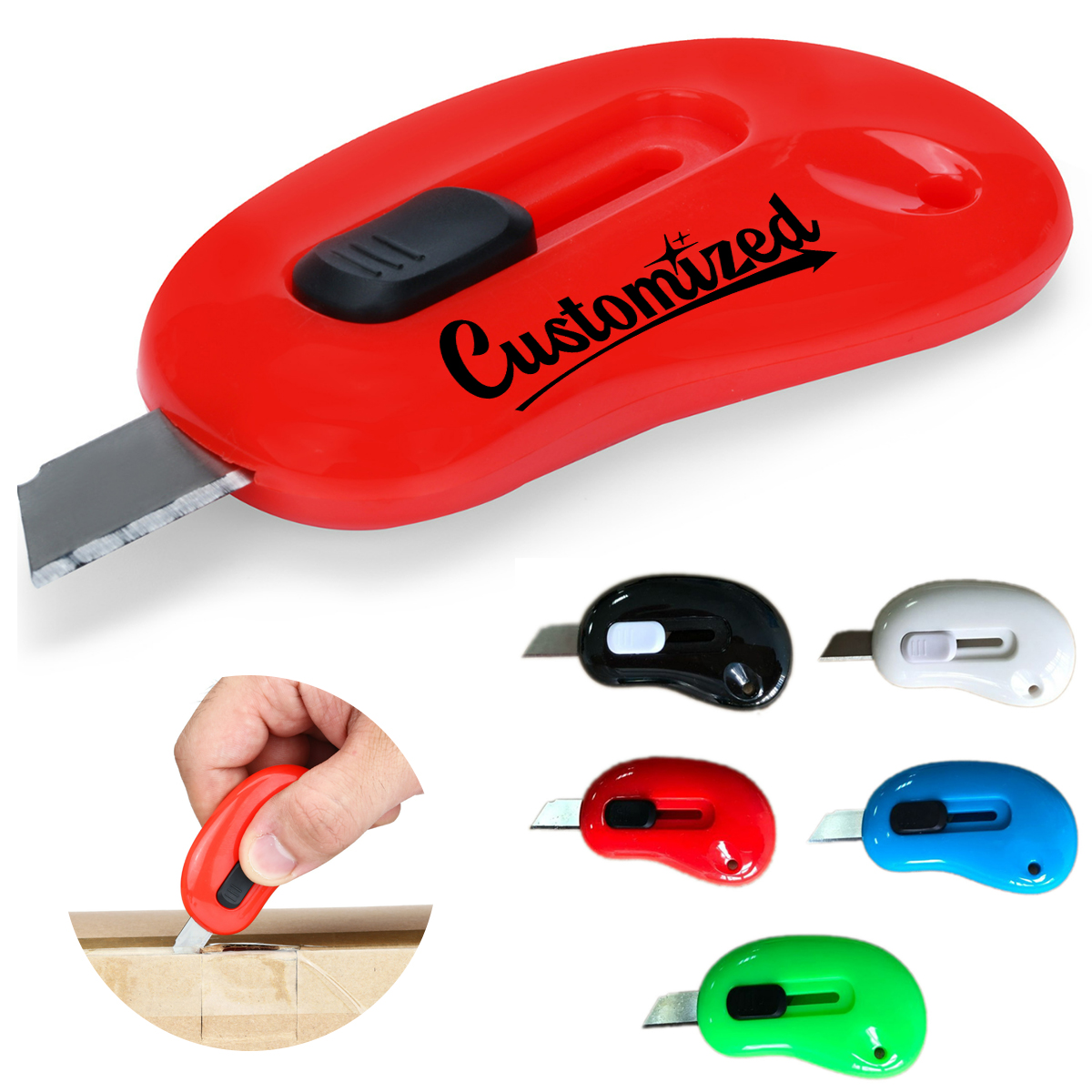 Letter Opener Mini Retractable Utility Knife Cutter 5