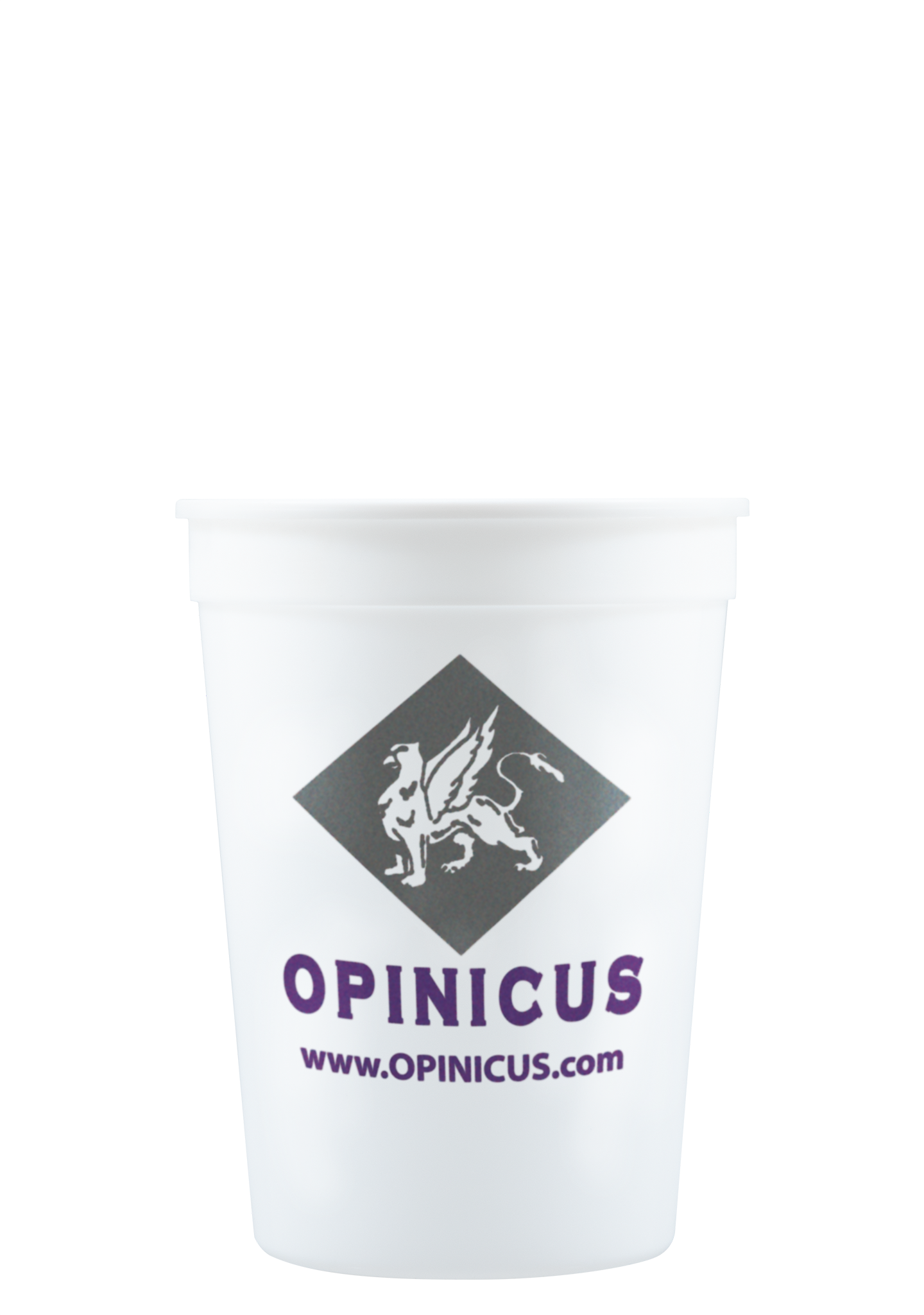 12 oz Stadium Cup Smooth White Tradition Print 2