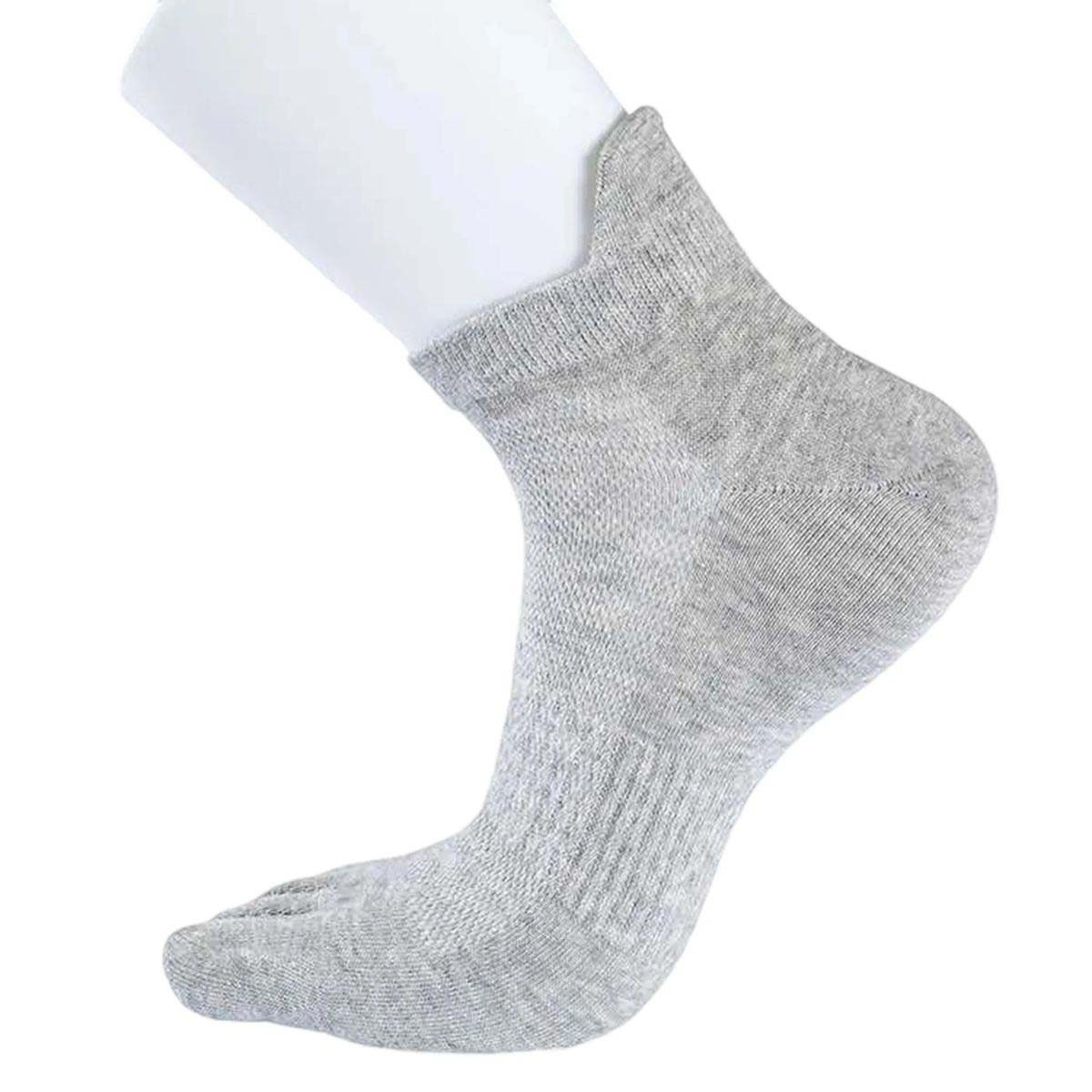 Durable Five Toe Socks with Reinforced Heel 7