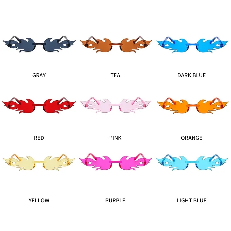 Fire Shaped Sunglasses 5