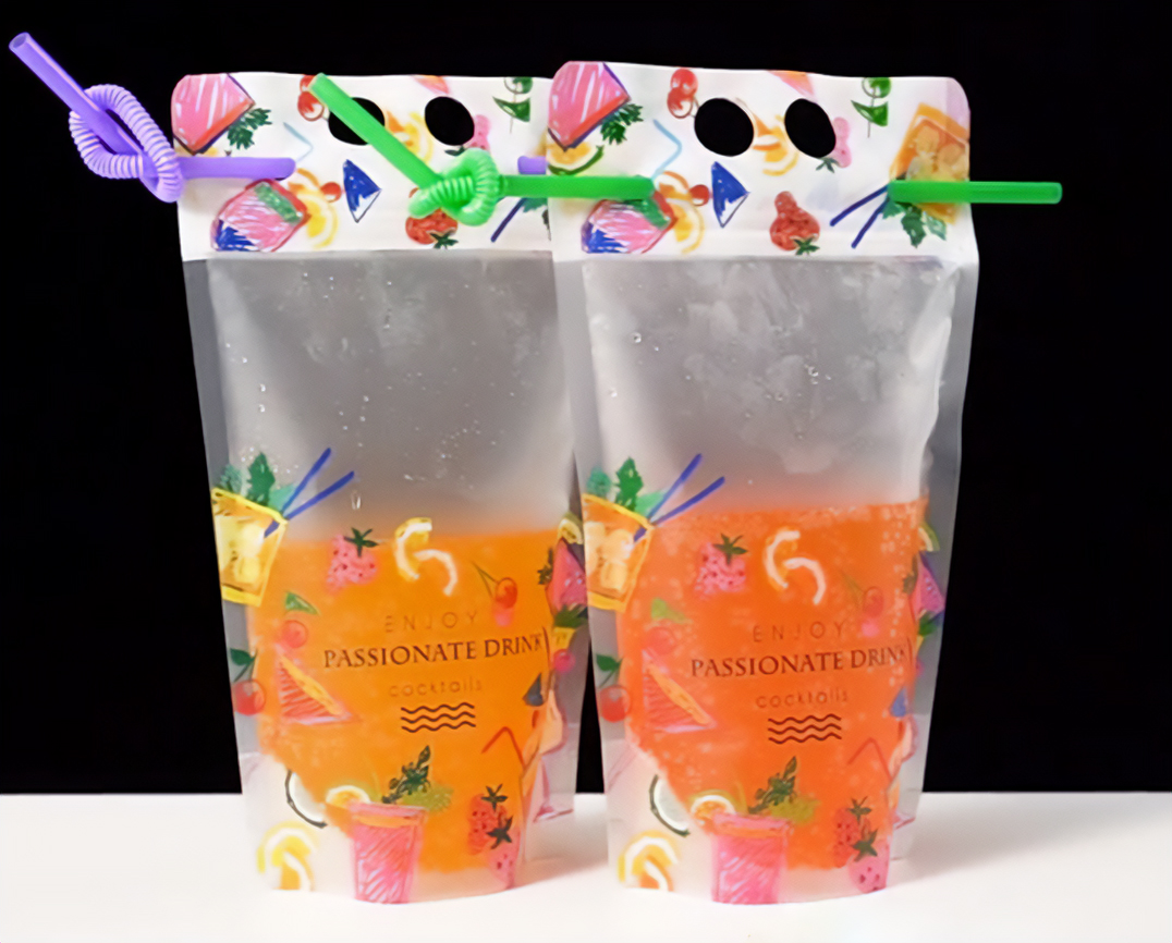 12 OZ. Disposable Drink Pouches 1